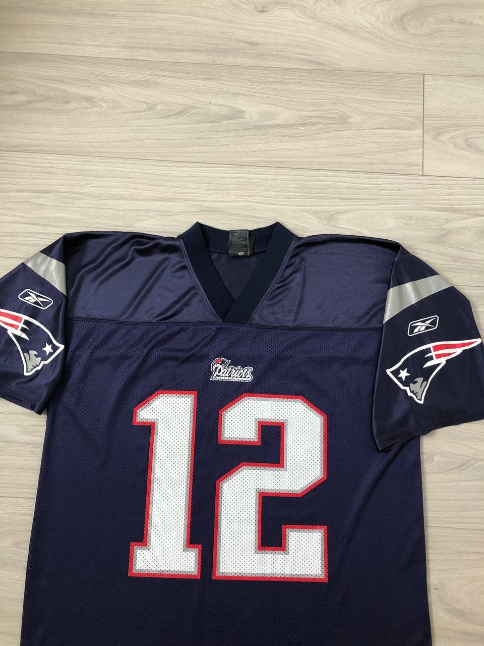 NFL Reebok NFL New England Patriots Tom Brady #12 jersey Size US L / EU 52-54 / 3 - 3 Thumbnail
