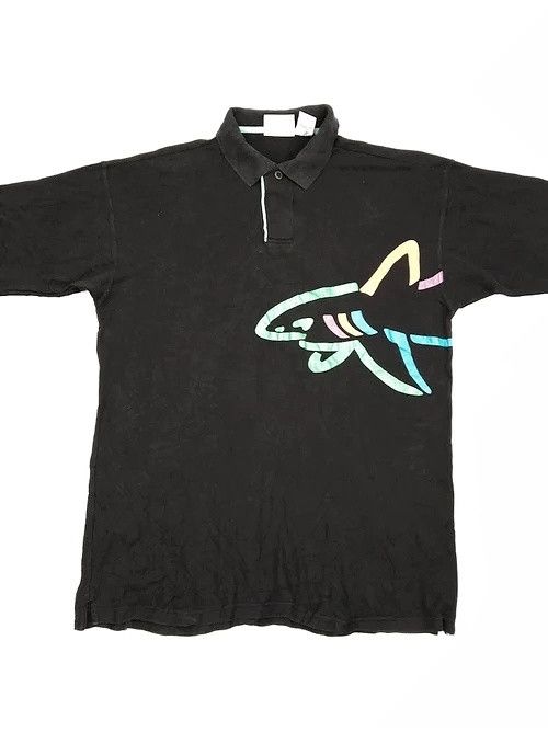 Greg Norman × Reebok × Vintage 90s Greg Norman x Reebok Vintage Polo Tee Shark Logo Size US XL / EU 56 / 4 - 3 Thumbnail