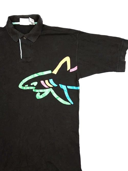 Greg Norman × Reebok × Vintage 90s Greg Norman x Reebok Vintage Polo Tee Shark Logo Size US XL / EU 56 / 4 - 1 Thumbnail