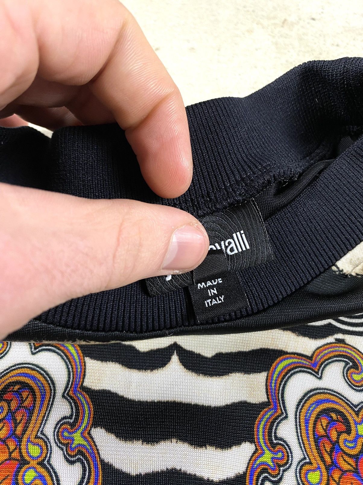 Just Cavalli × Roberto Cavalli Rare! Vintage Just Cavalli Zebra Sweatshirt Long Sleeve Tee Size US S / EU 44-46 / 1 - 10 Thumbnail
