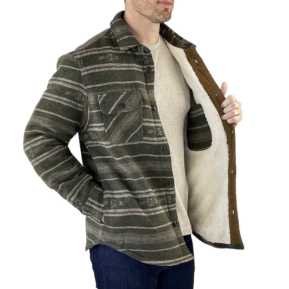 JACHS NY Jachs wool coat sherpa fleece shirt jacket medium Size US M / EU 48-50 / 2 - 2 Thumbnail