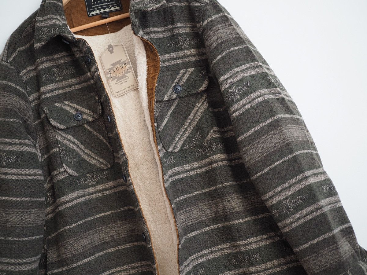 JACHS NY Jachs wool coat sherpa fleece shirt jacket medium Size US M / EU 48-50 / 2 - 3 Thumbnail