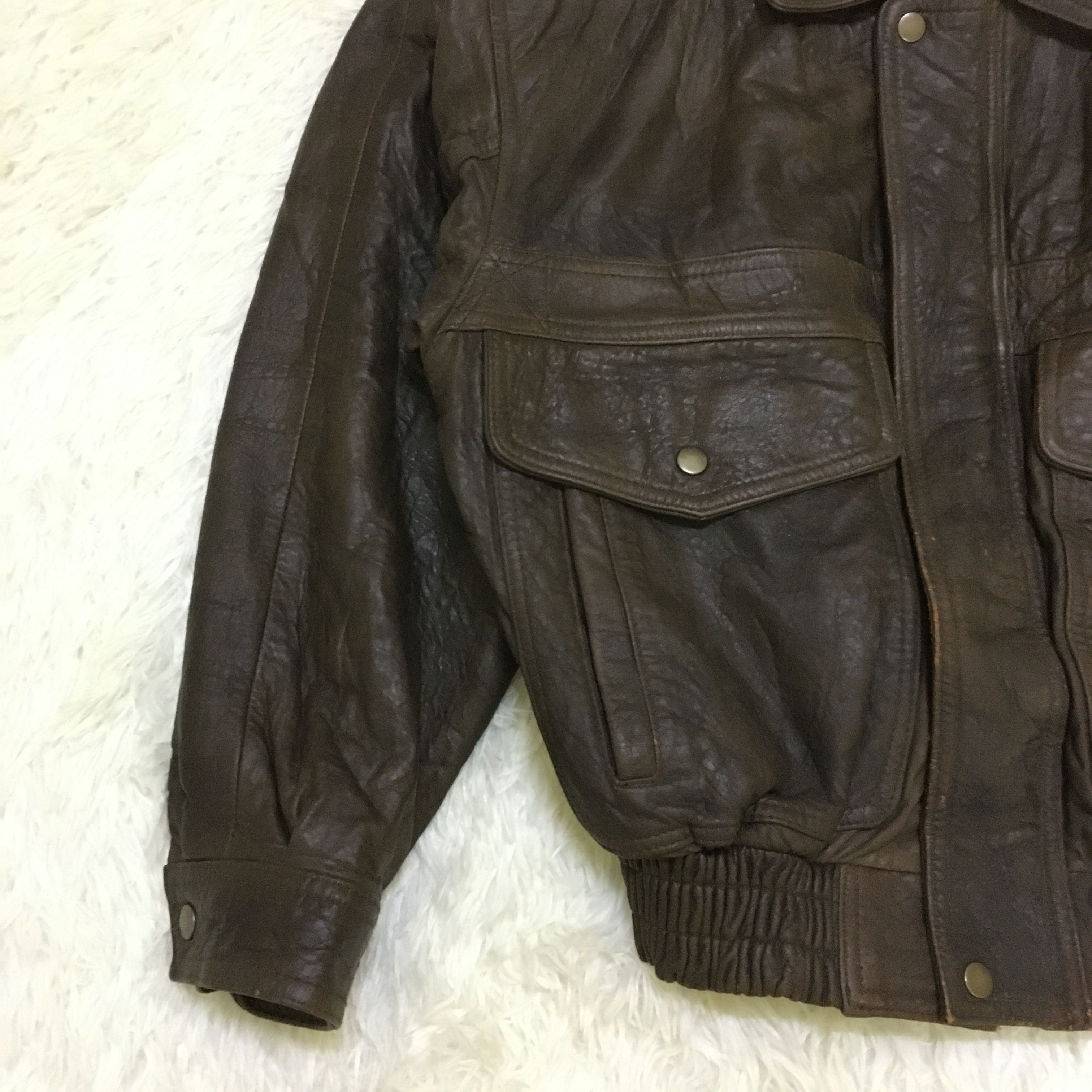 Leather US Air Force Type F7 Sheepskin Flight Jacket Size US M / EU 48-50 / 2 - 4 Thumbnail