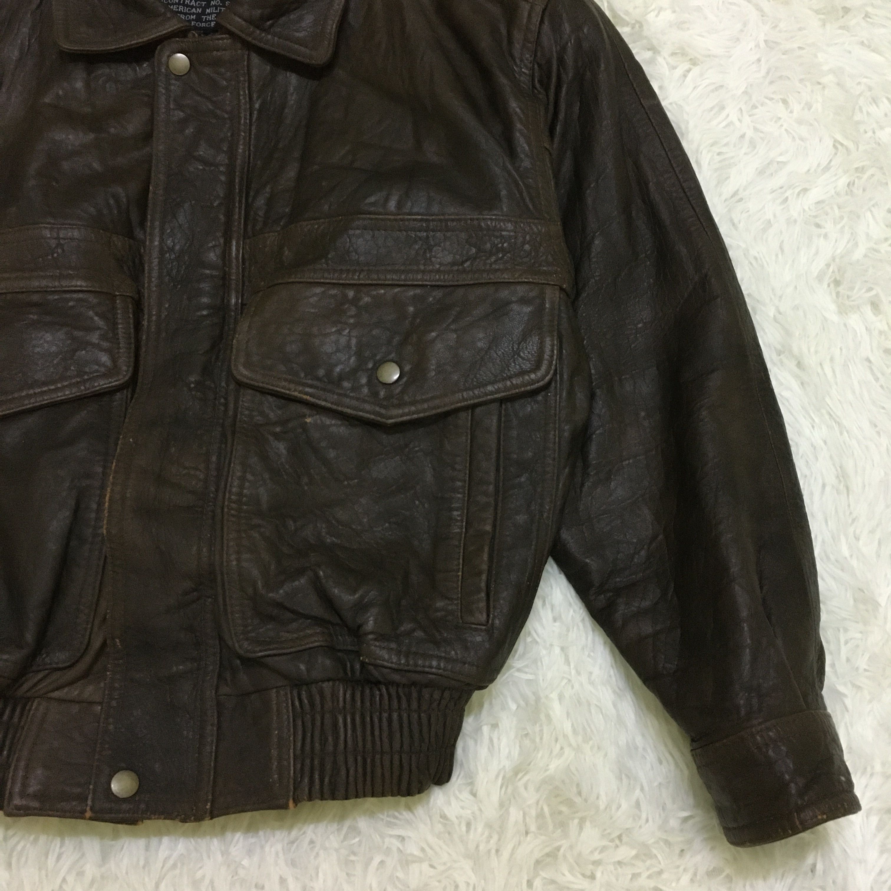 Leather US Air Force Type F7 Sheepskin Flight Jacket Size US M / EU 48-50 / 2 - 5 Thumbnail