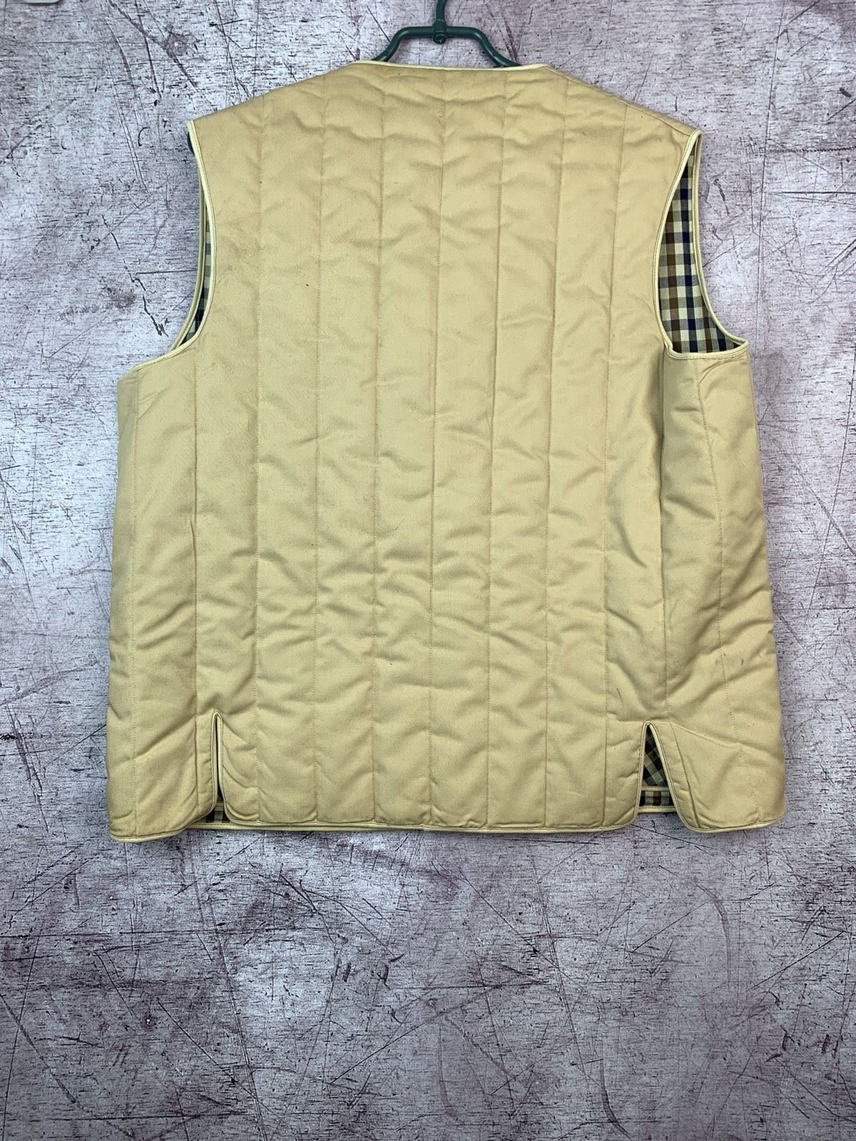 Aquascutum × Vintage Aquascutum Vintage Womens Quited Vest Size M / US 6-8 / IT 42-44 - 6 Thumbnail