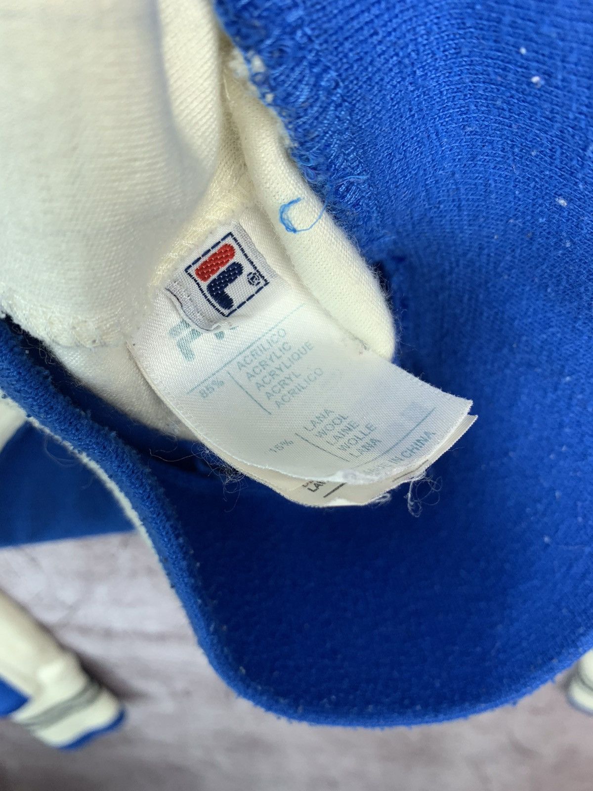 Fila × Vintage Fila White Line Vintage Mens Bomber Jacket Size US S / EU 44-46 / 1 - 6 Thumbnail