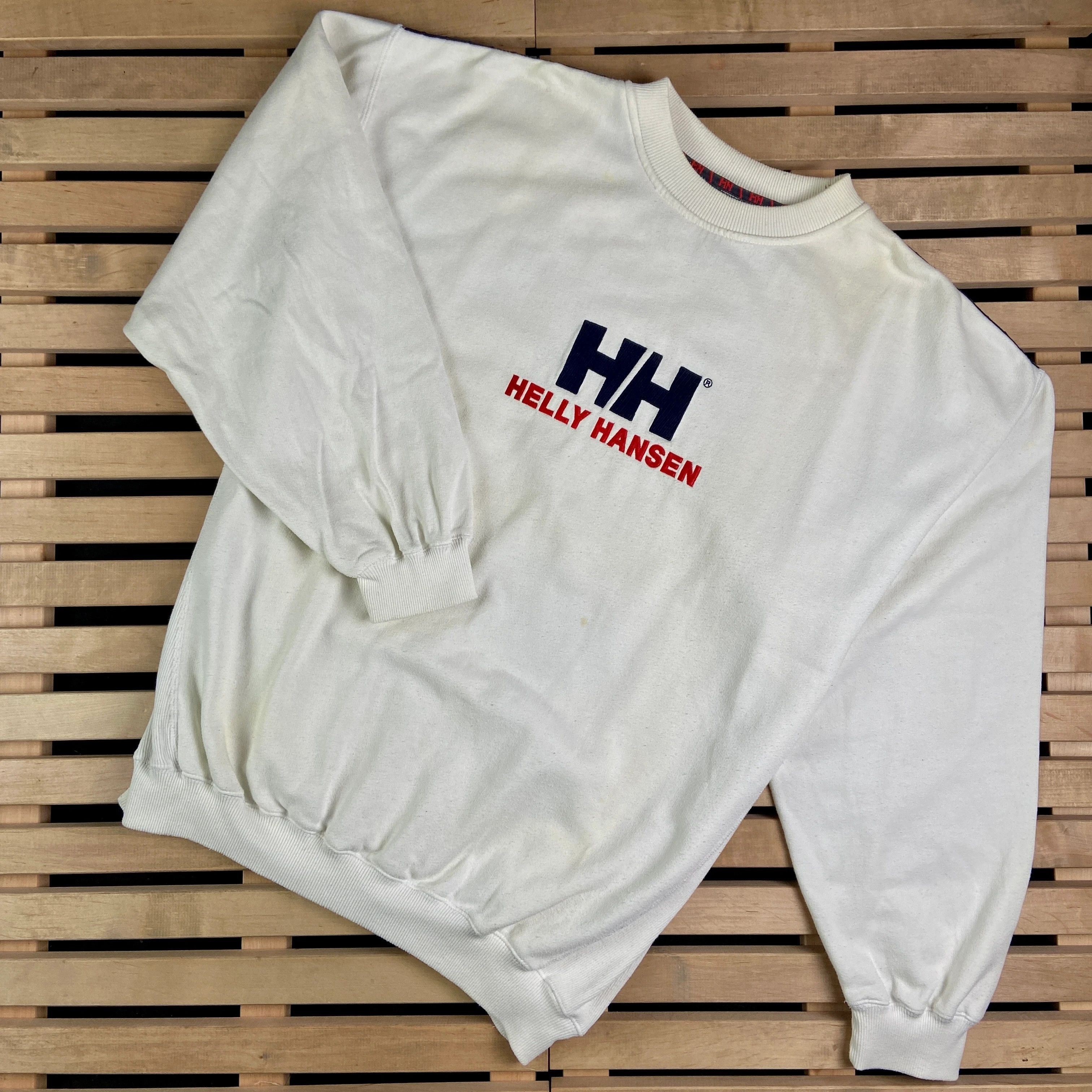 Helly Hansen × Vintage Mens Sweatshirt Helly Hansen Vintage Big Logo Size XXL 2XL Size US XXL / EU 58 / 5 - 1 Thumbnail