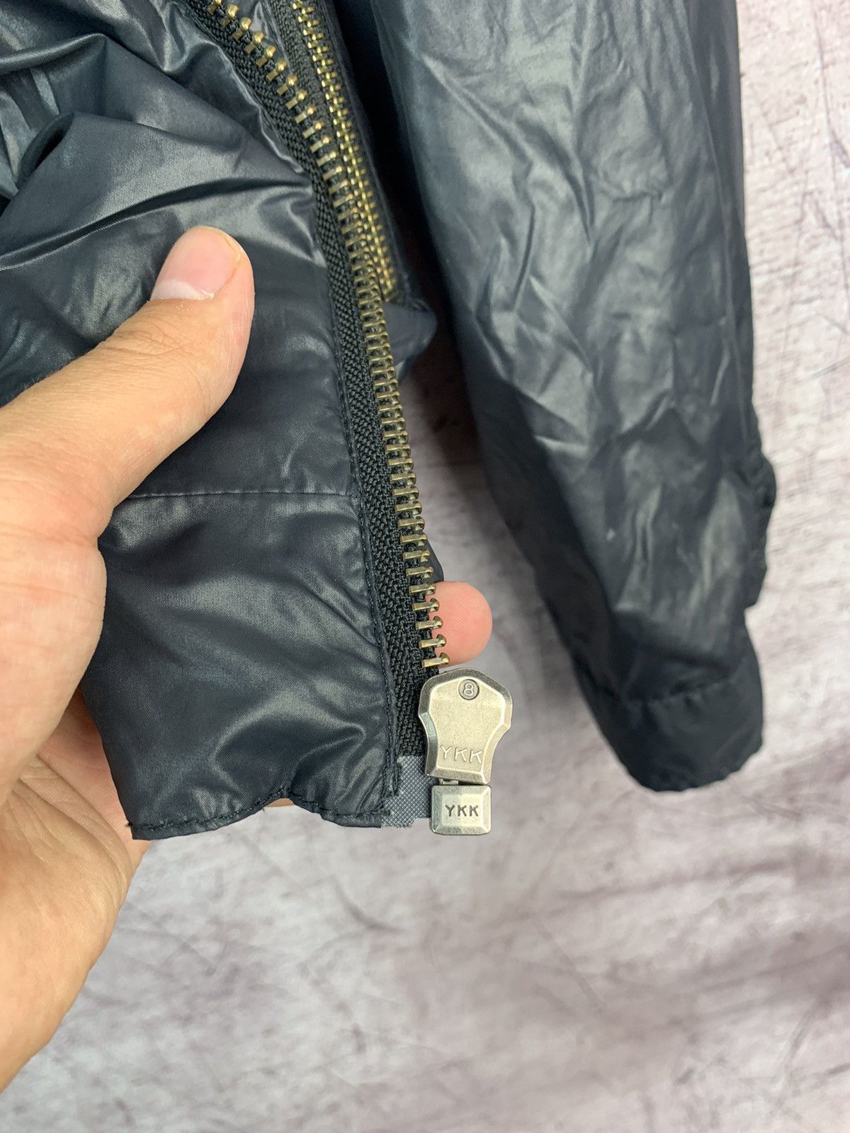 Allsaints AllSaints Nylon Leather Mens Jacket Size US S / EU 44-46 / 1 - 11 Thumbnail