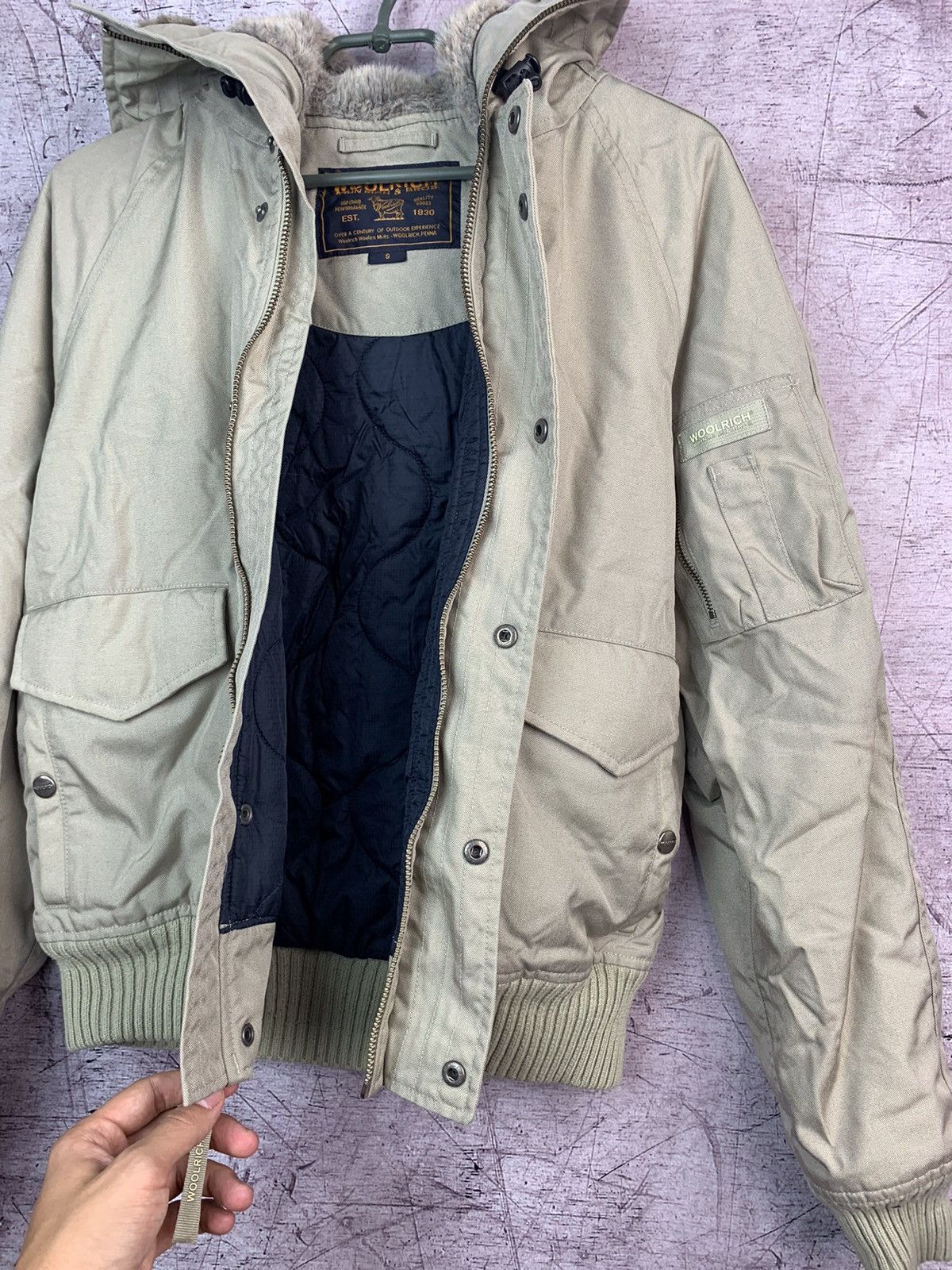 Woolrich Woolen Mills Woolrich Bomber Puffer Jacket Insulated For Winter Size US S / EU 44-46 / 1 - 14 Thumbnail