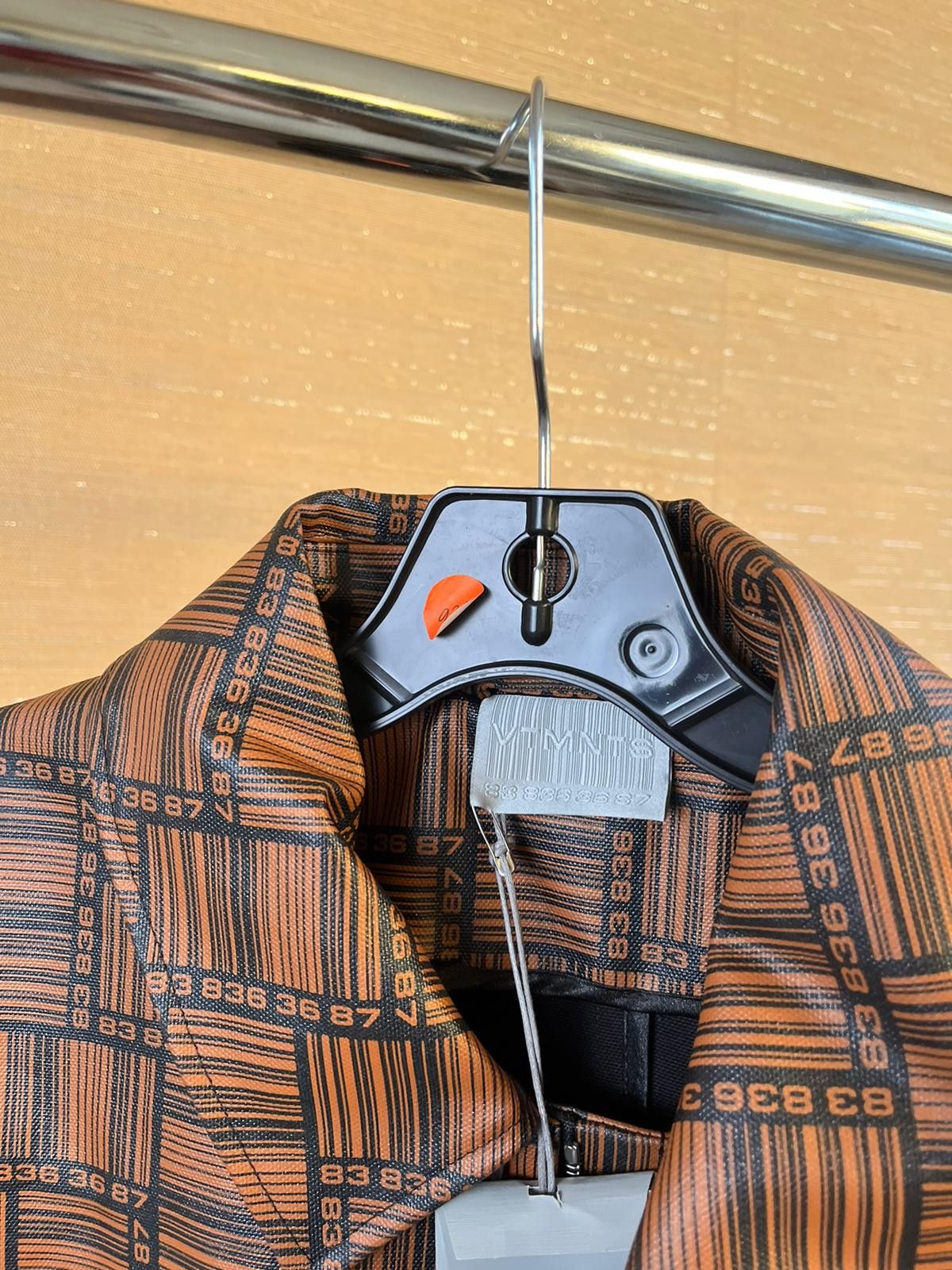 Vetements Barcode Monogram Coat in Brown Size US L / EU 52-54 / 3 - 8 Thumbnail