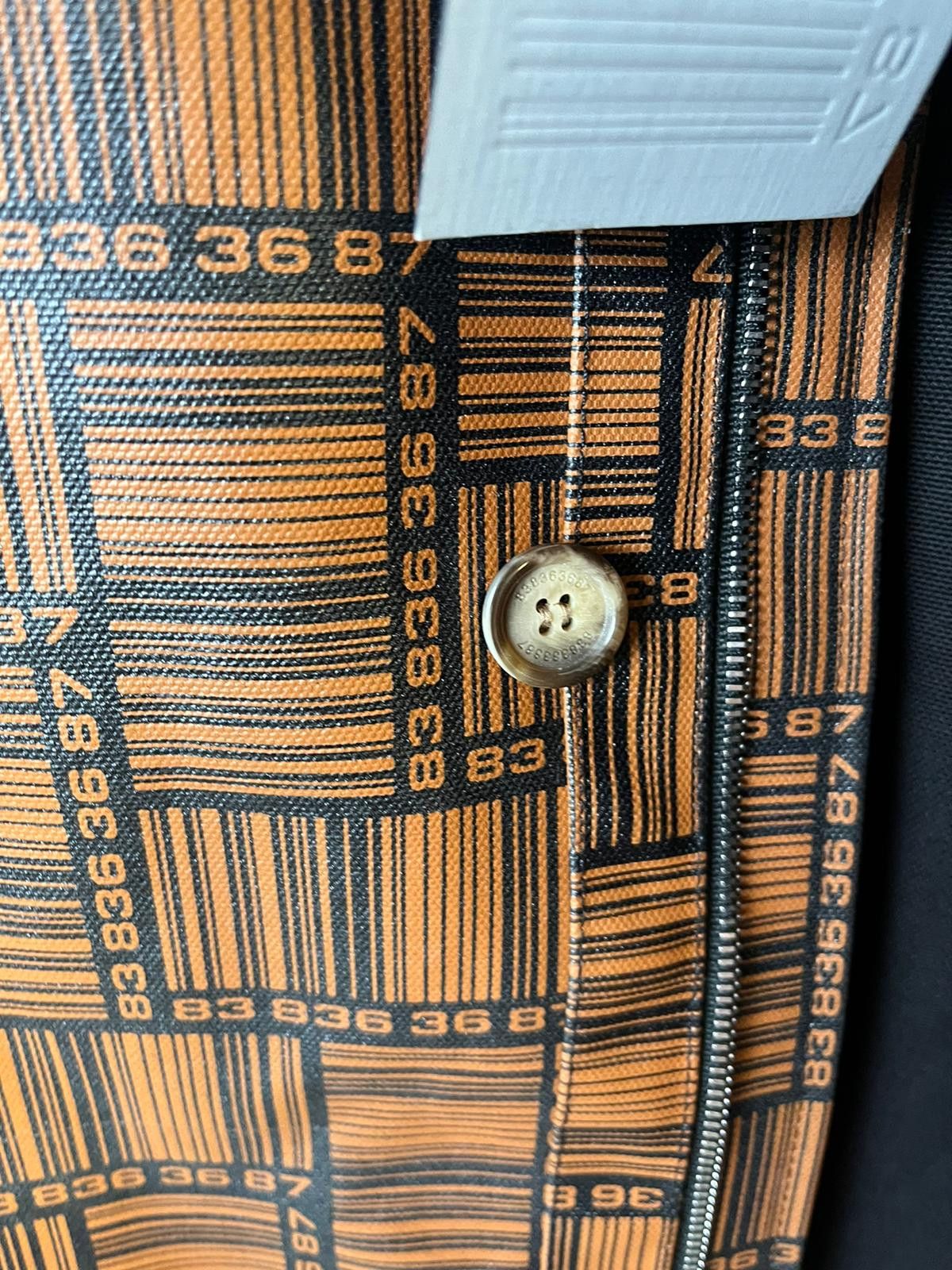 Vetements Barcode Monogram Coat in Brown Size US L / EU 52-54 / 3 - 10 Thumbnail