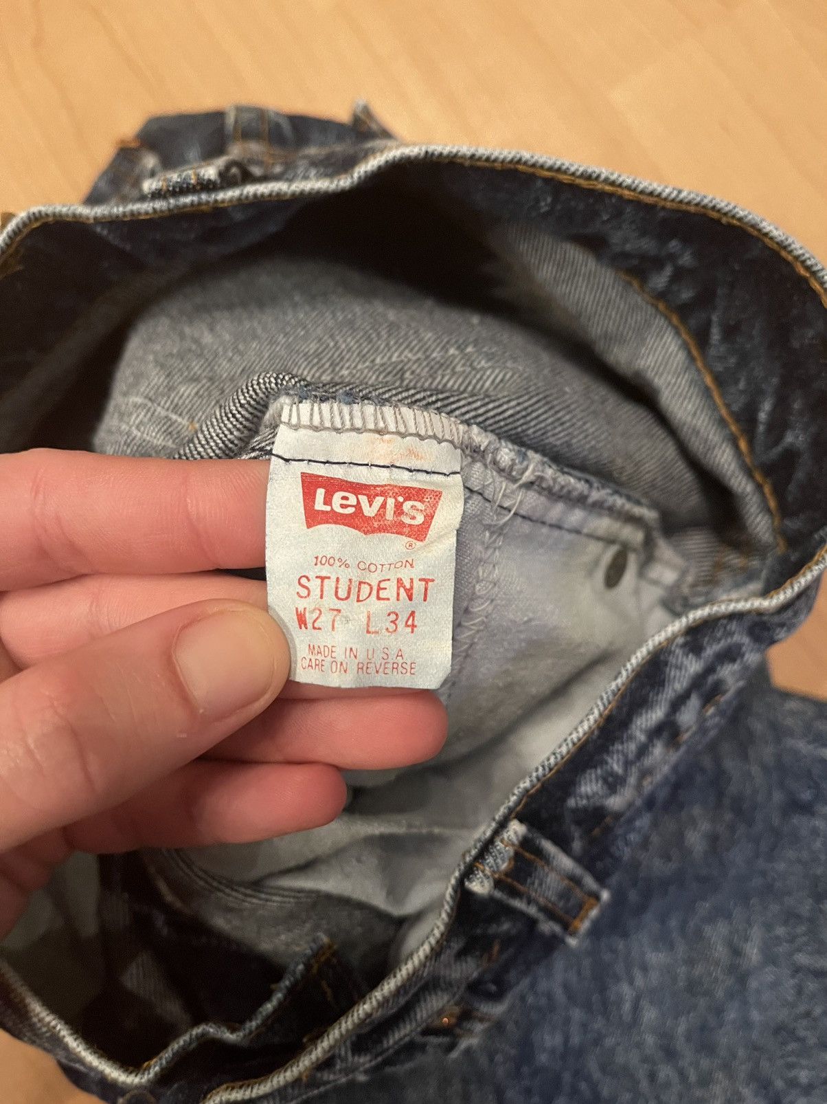 Levi's × Levi's Vintage Clothing Levi’s Orange Tab 90s vintage student fit washed denim pants Size 25" / US 0 / IT 36 - 9 Thumbnail
