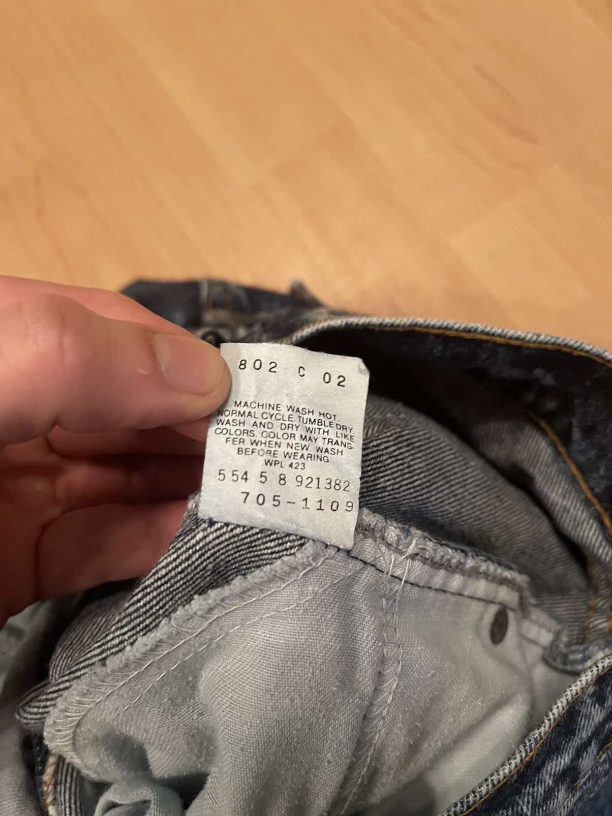 Levi's × Levi's Vintage Clothing Levi’s Orange Tab 90s vintage student fit washed denim pants Size 25" / US 0 / IT 36 - 10 Thumbnail