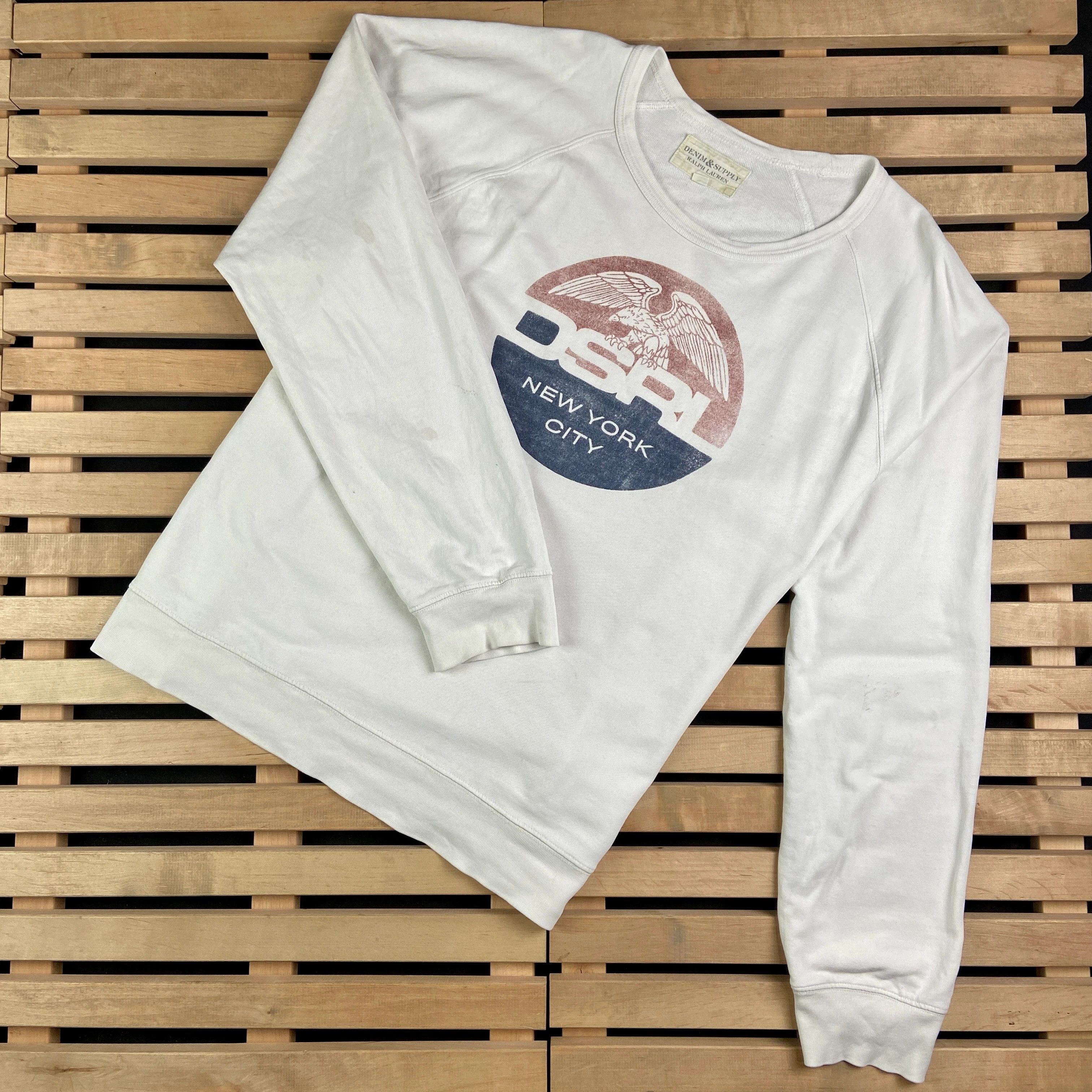 Denim & Supply Ralph Lauren × Polo Ralph Lauren × Ralph Lauren Sweatshirt Denim Supply Ralph Lauren Vintage Size XXL Size US XXL / EU 58 / 5 - 1 Thumbnail