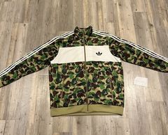 BAPE X adidas ABC Camo Track Jacket Green Men's - FW16 - US