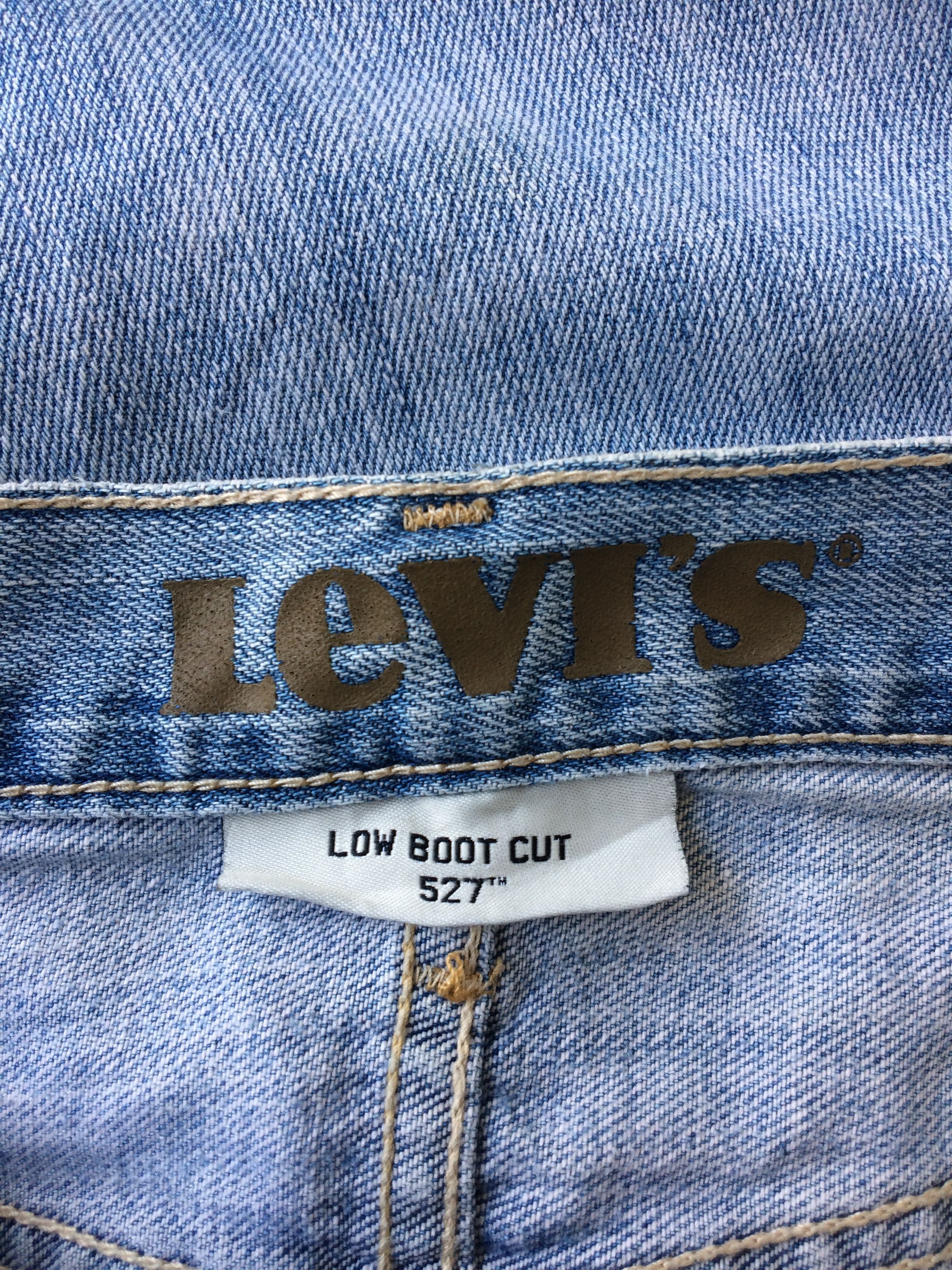 Levi's Vintage Distressed Levis 527 Ripped Plus Size Jeans #B-227 Size US 39 - 10 Thumbnail