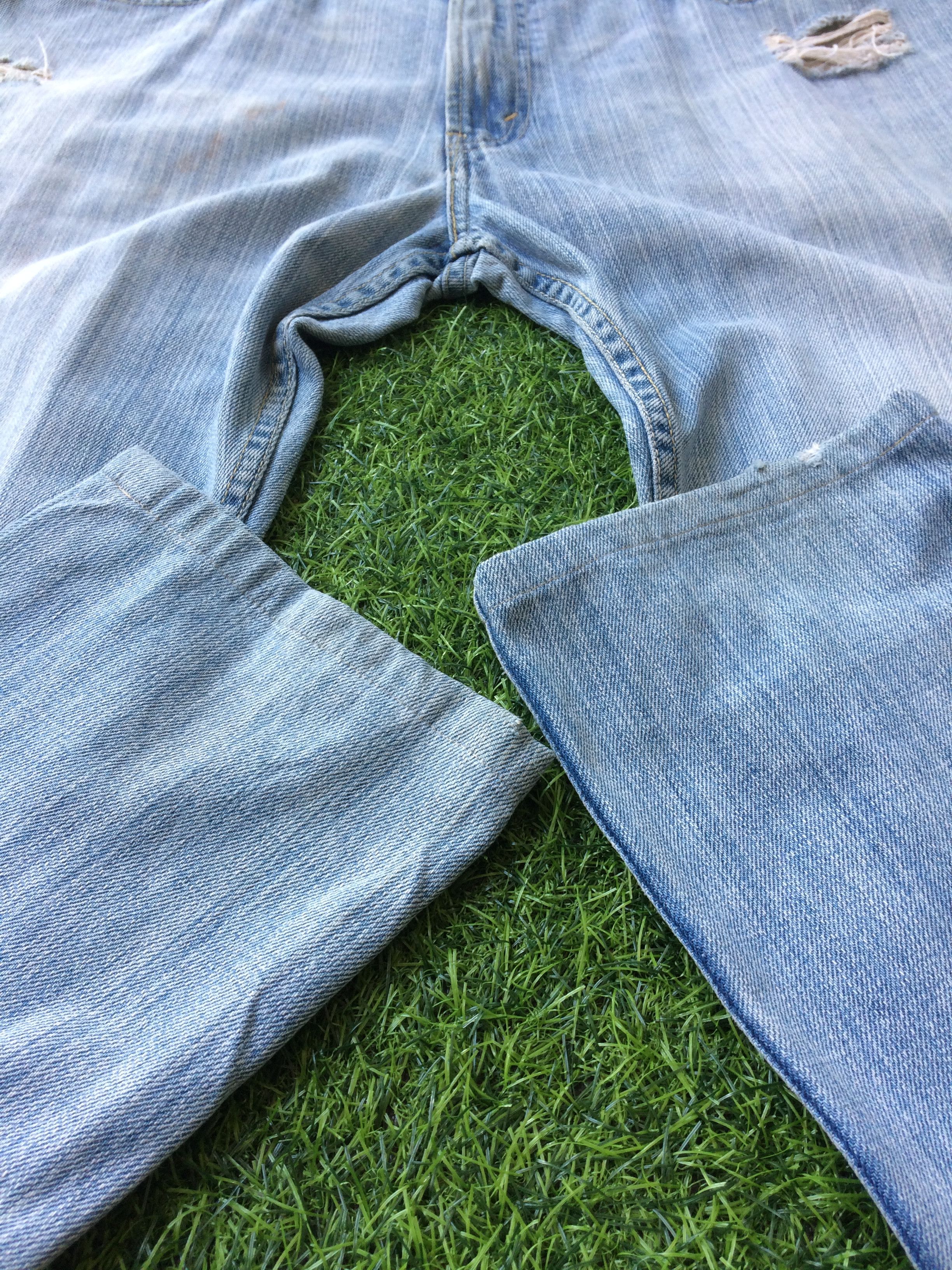 Levi's Vintage Distressed Levis 527 Ripped Plus Size Jeans #B-227 Size US 39 - 4 Thumbnail