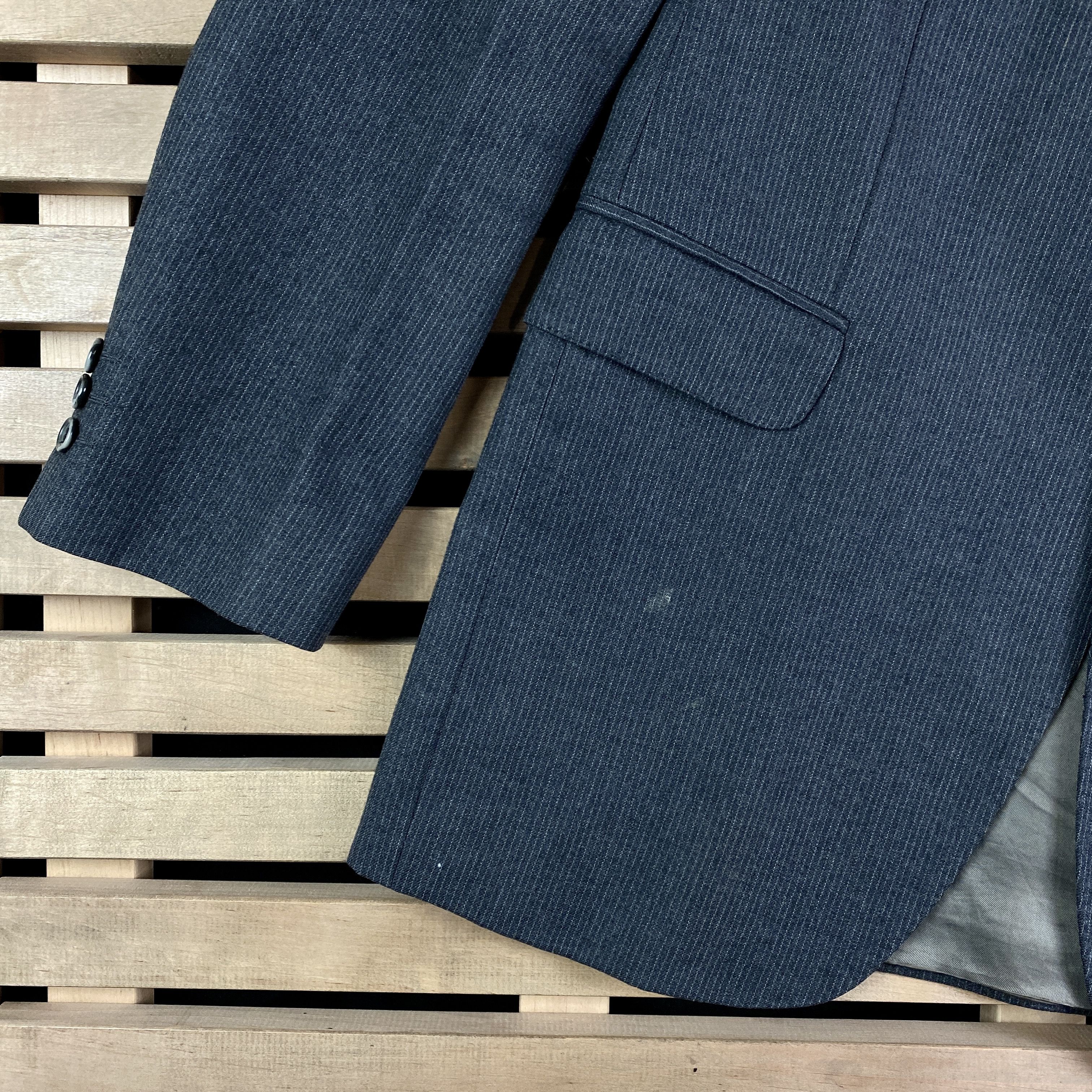 Burberry × Vintage Mens Blazer Jacket Burberrys Vintage Size L Size 50R - 3 Thumbnail