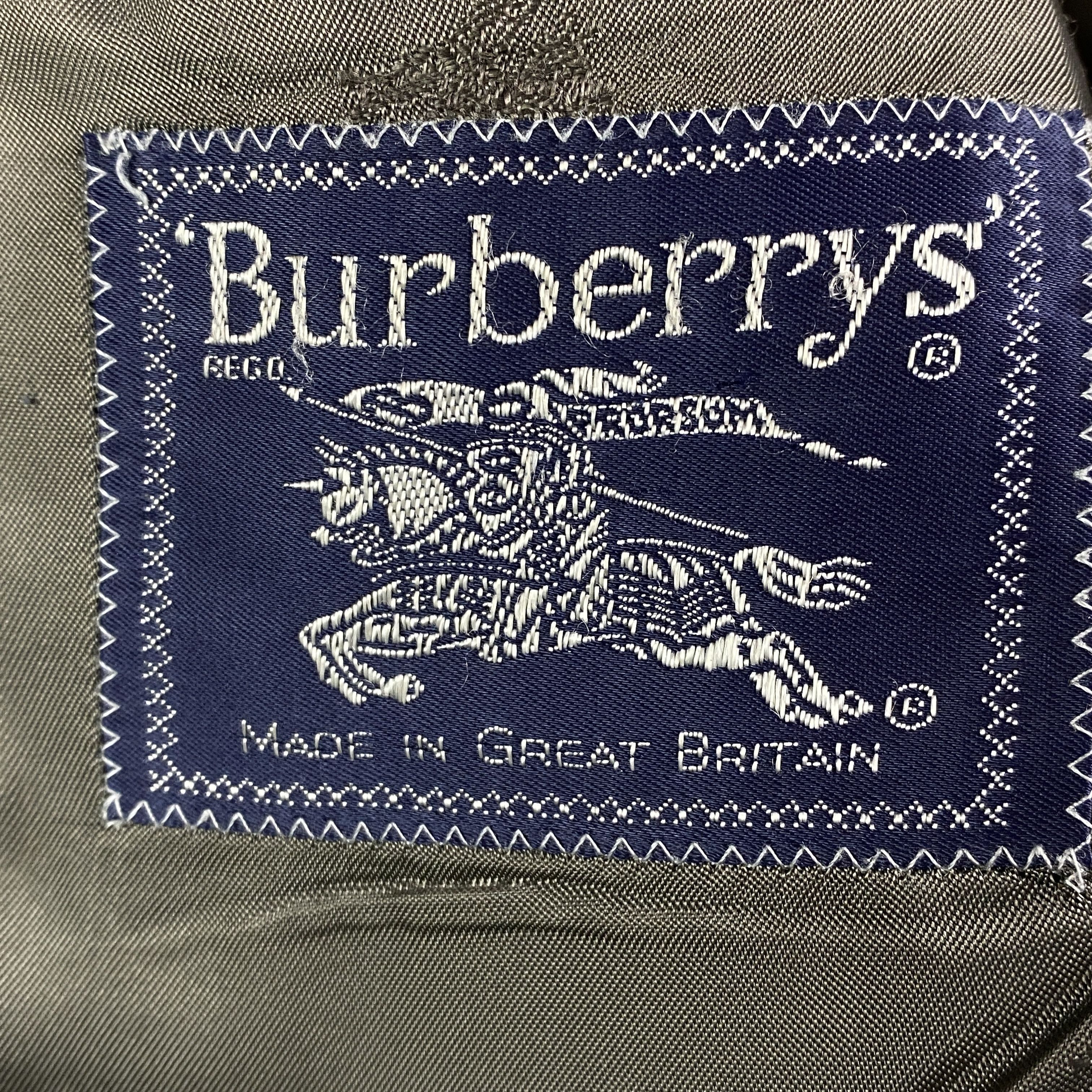 Burberry × Vintage Mens Blazer Jacket Burberrys Vintage Size L Size 50R - 8 Thumbnail