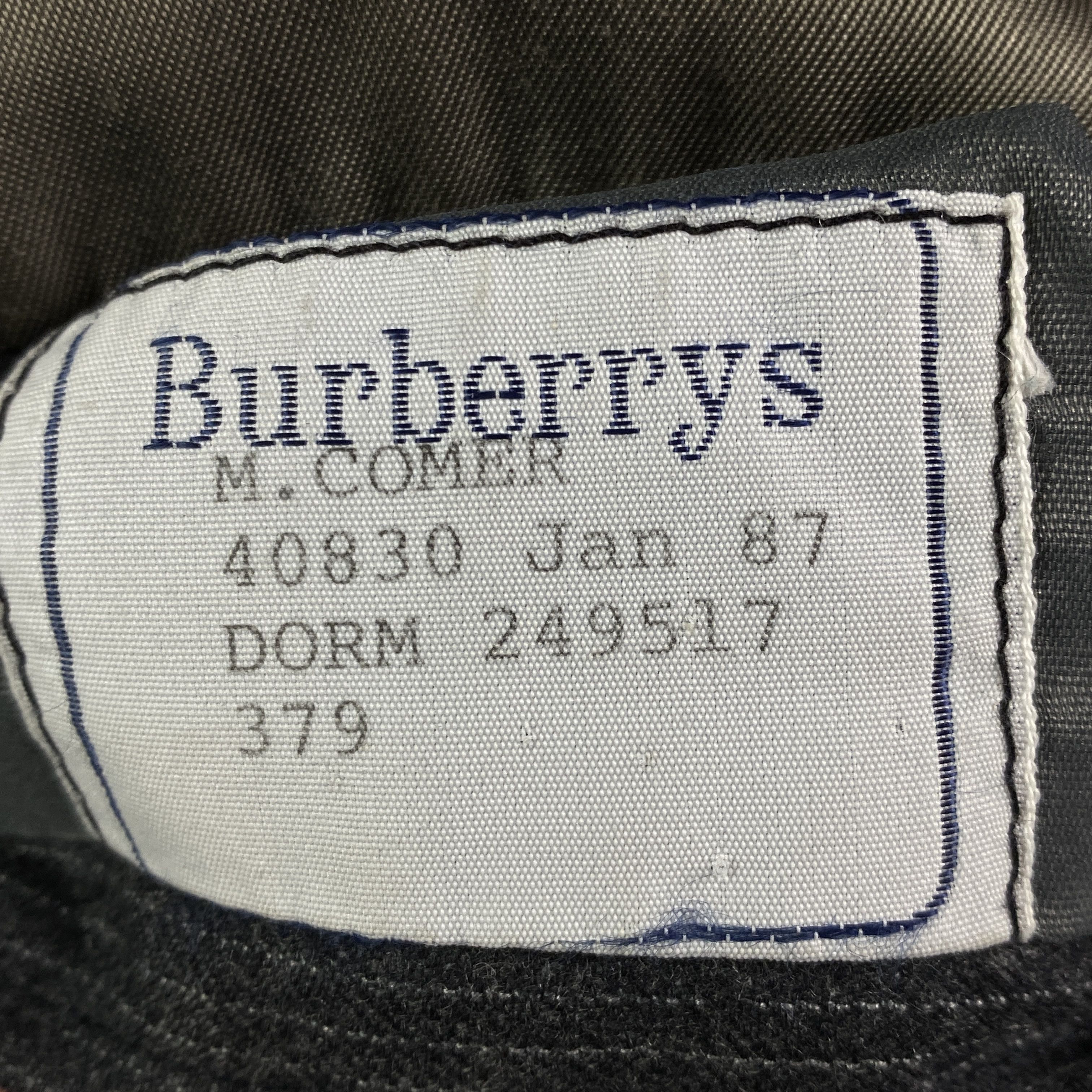Burberry × Vintage Mens Blazer Jacket Burberrys Vintage Size L Size 50R - 9 Thumbnail