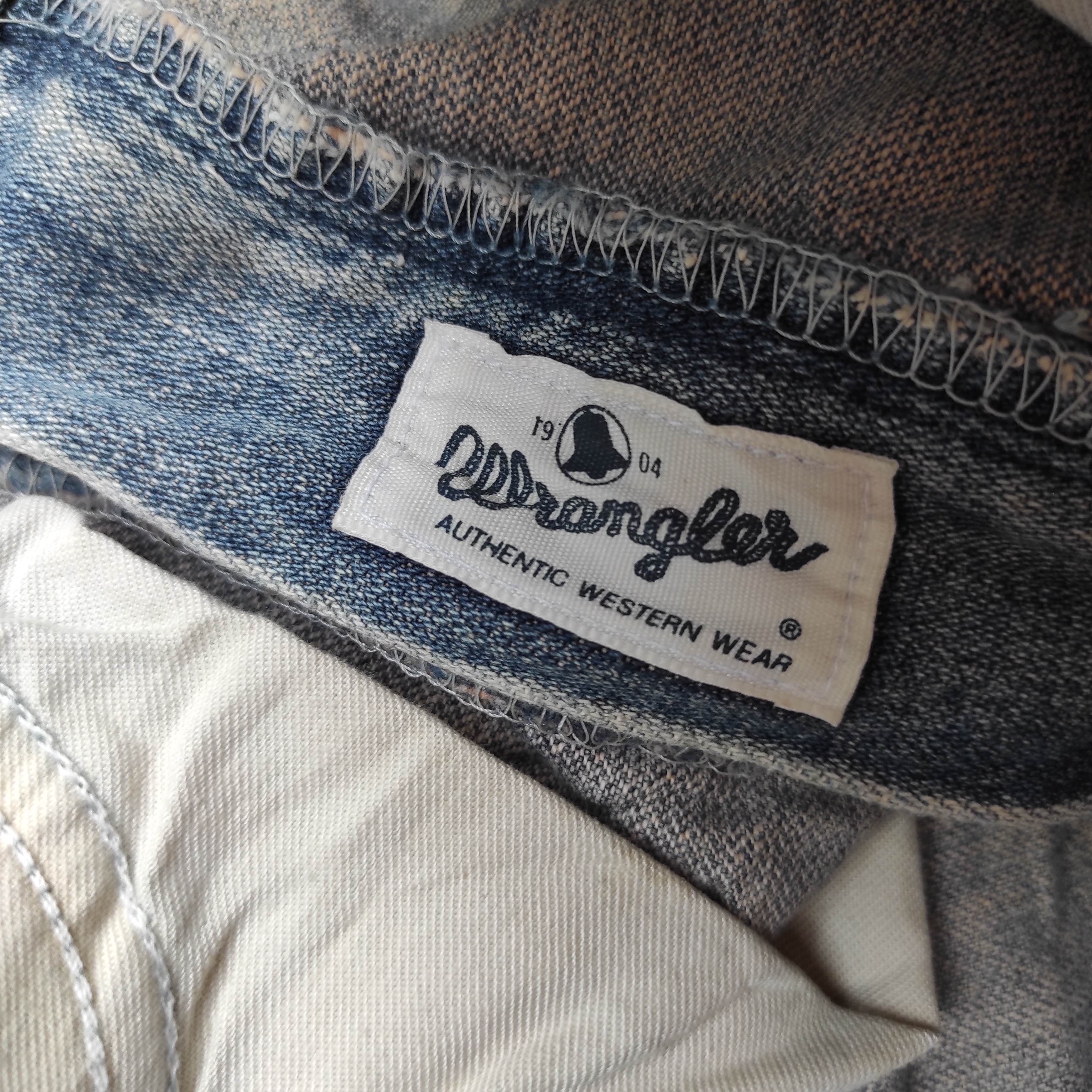 Wrangler Vintage 70s Wrangler Blue Bell Buckle Belt Selvedge Jeans Size US 28 / EU 44 - 18 Thumbnail