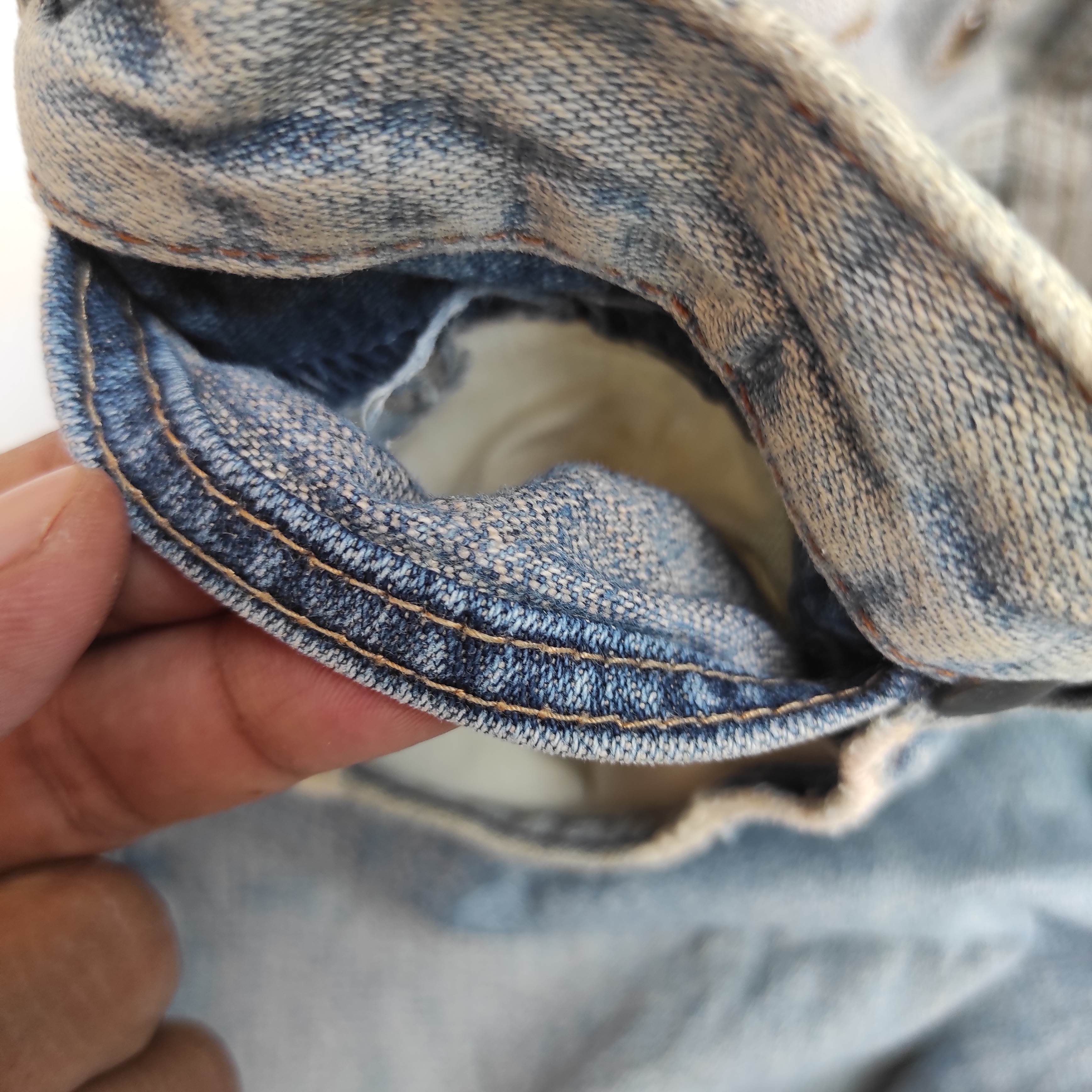 Wrangler Vintage 70s Wrangler Blue Bell Buckle Belt Selvedge Jeans Size US 28 / EU 44 - 11 Thumbnail