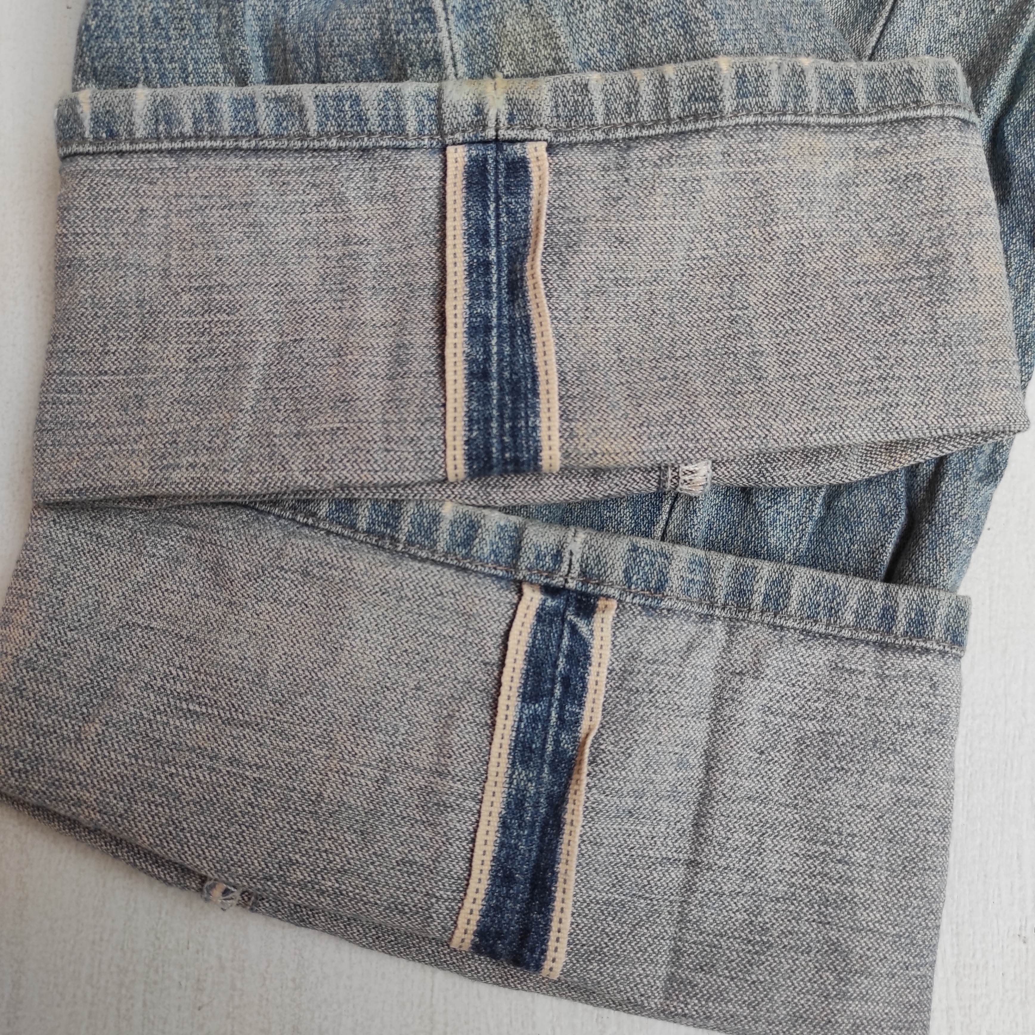Wrangler Vintage 70s Wrangler Blue Bell Buckle Belt Selvedge Jeans Size US 28 / EU 44 - 20 Thumbnail