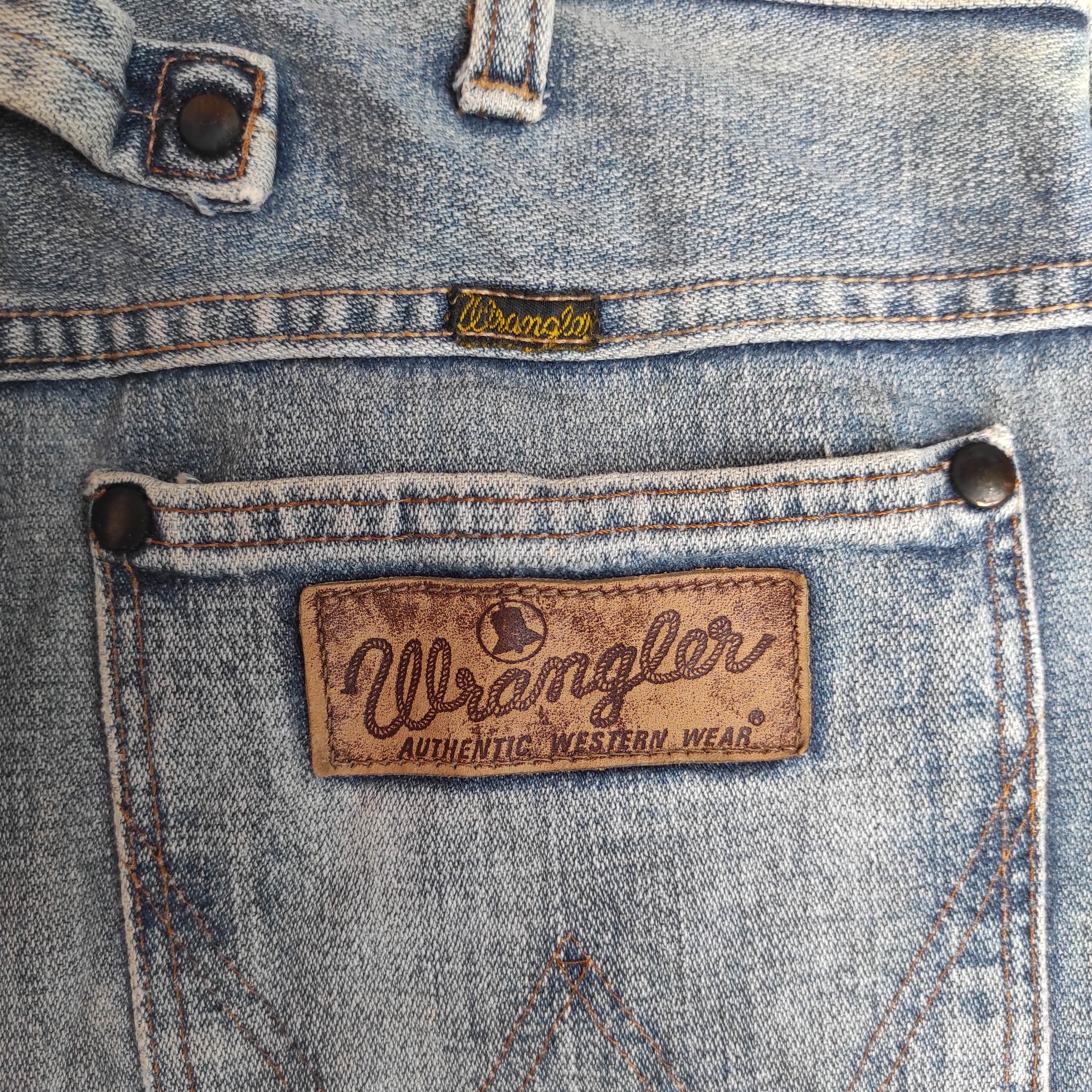 Wrangler Vintage 70s Wrangler Blue Bell Buckle Belt Selvedge Jeans Size US 28 / EU 44 - 6 Thumbnail