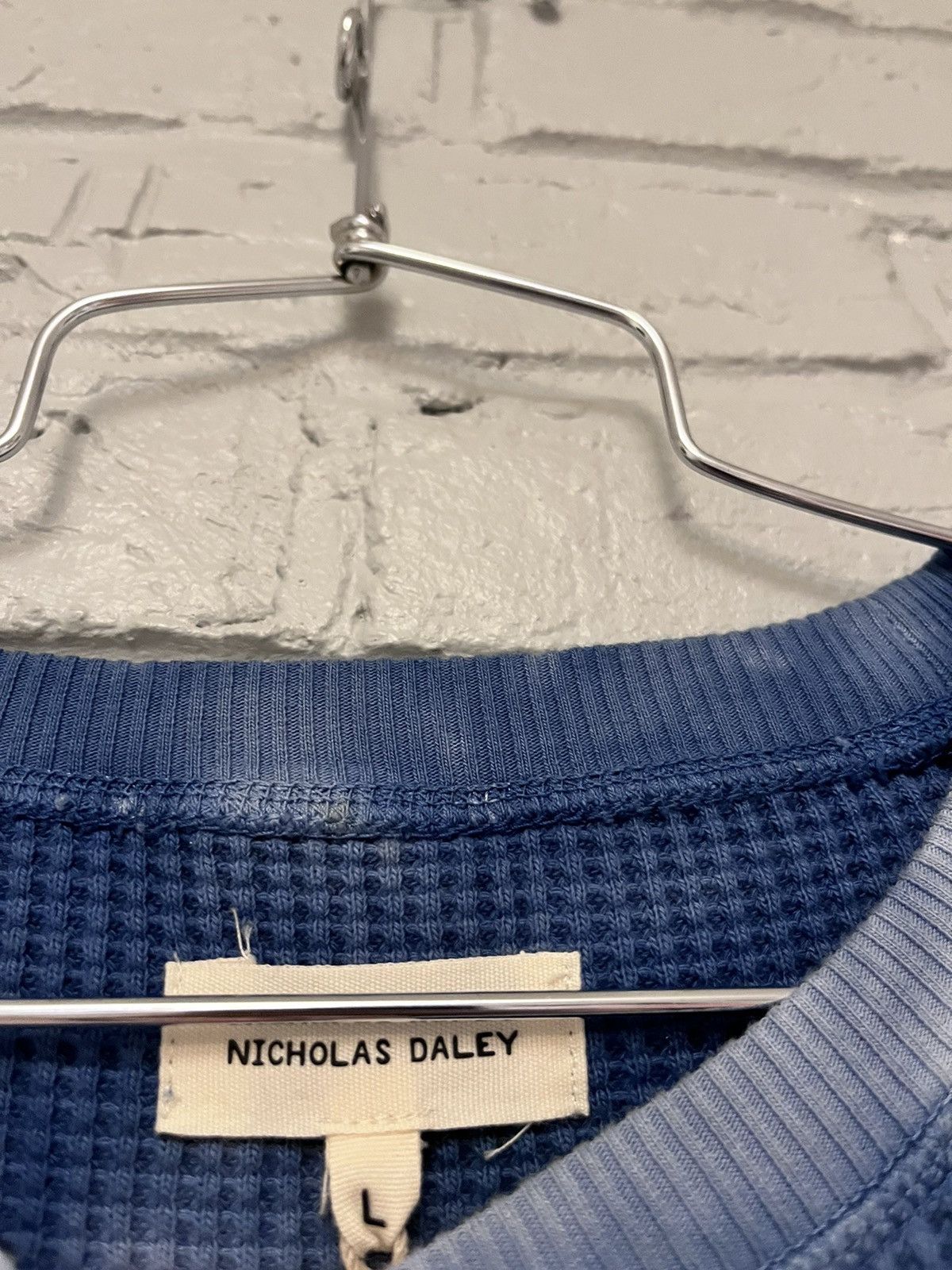 Nicholas Daley Nicholas Daley Dyed Waffle Knit Thermal Size US L / EU 52-54 / 3 - 2 Thumbnail