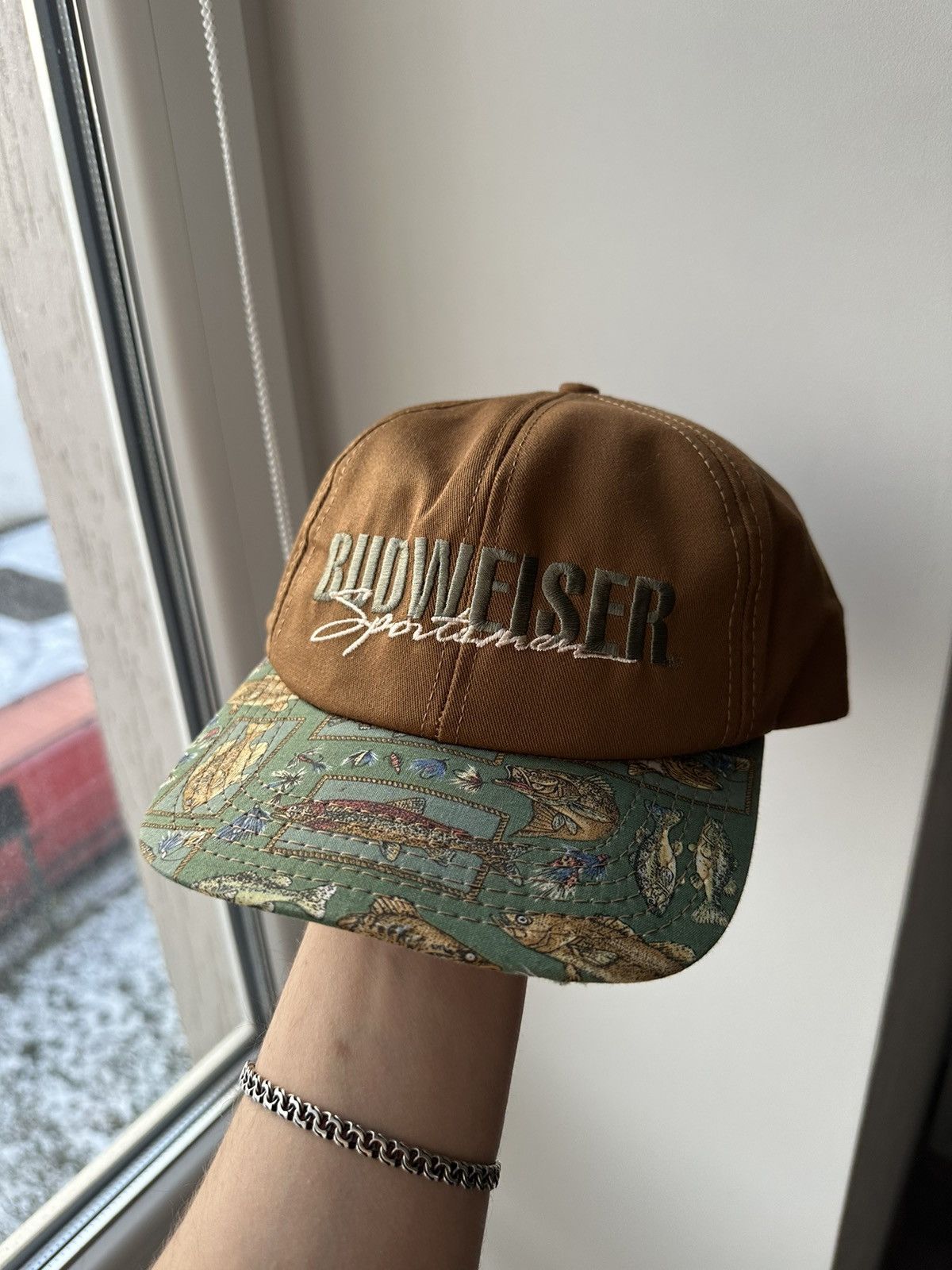 Budweiser × Vintage Vintage 1996 Budweiser USA Cap Hat Size ONE SIZE - 2 Thumbnail