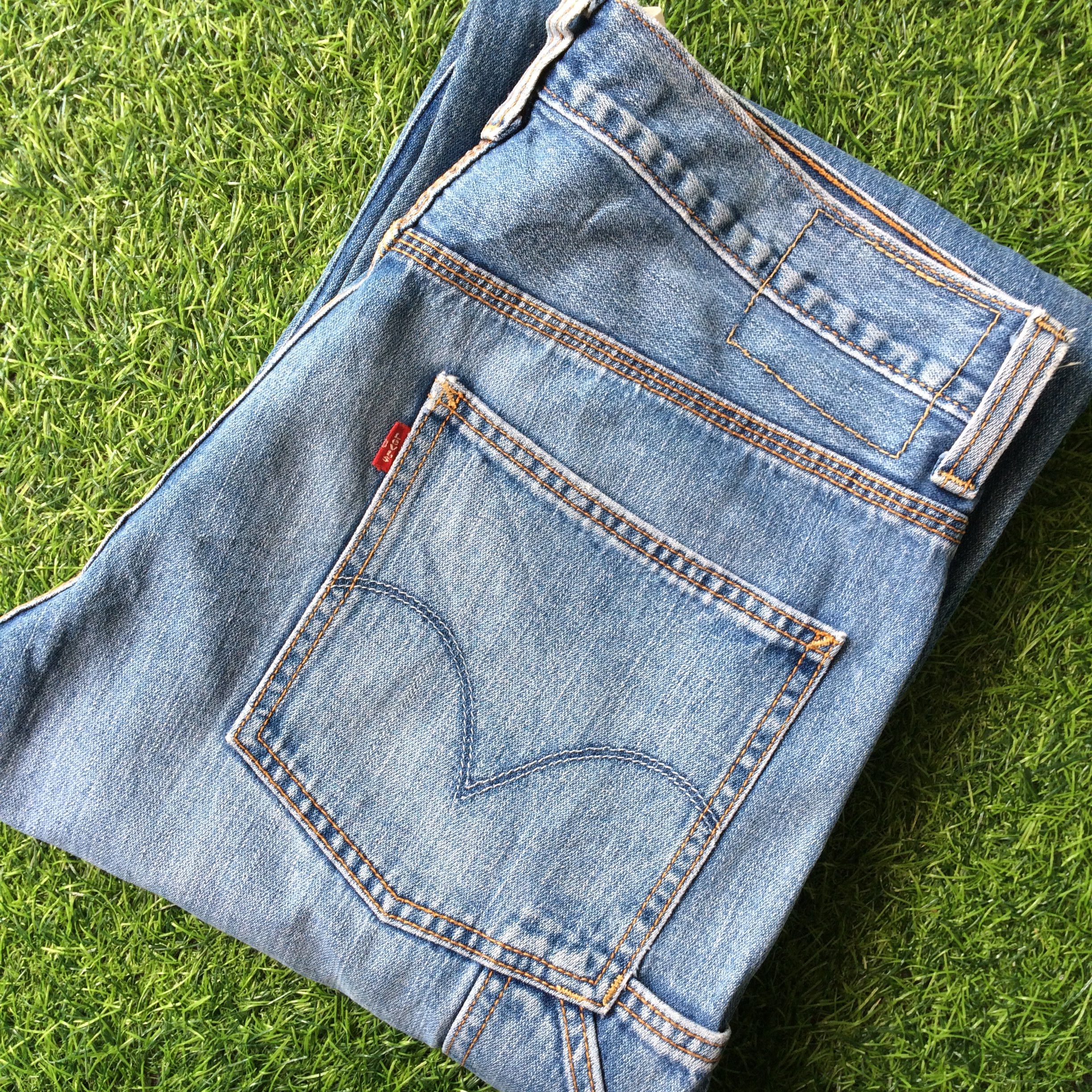 Levi's Distressed Levis Carpenter Workwear Denim Pants #B-709 Size US 33 - 7 Thumbnail