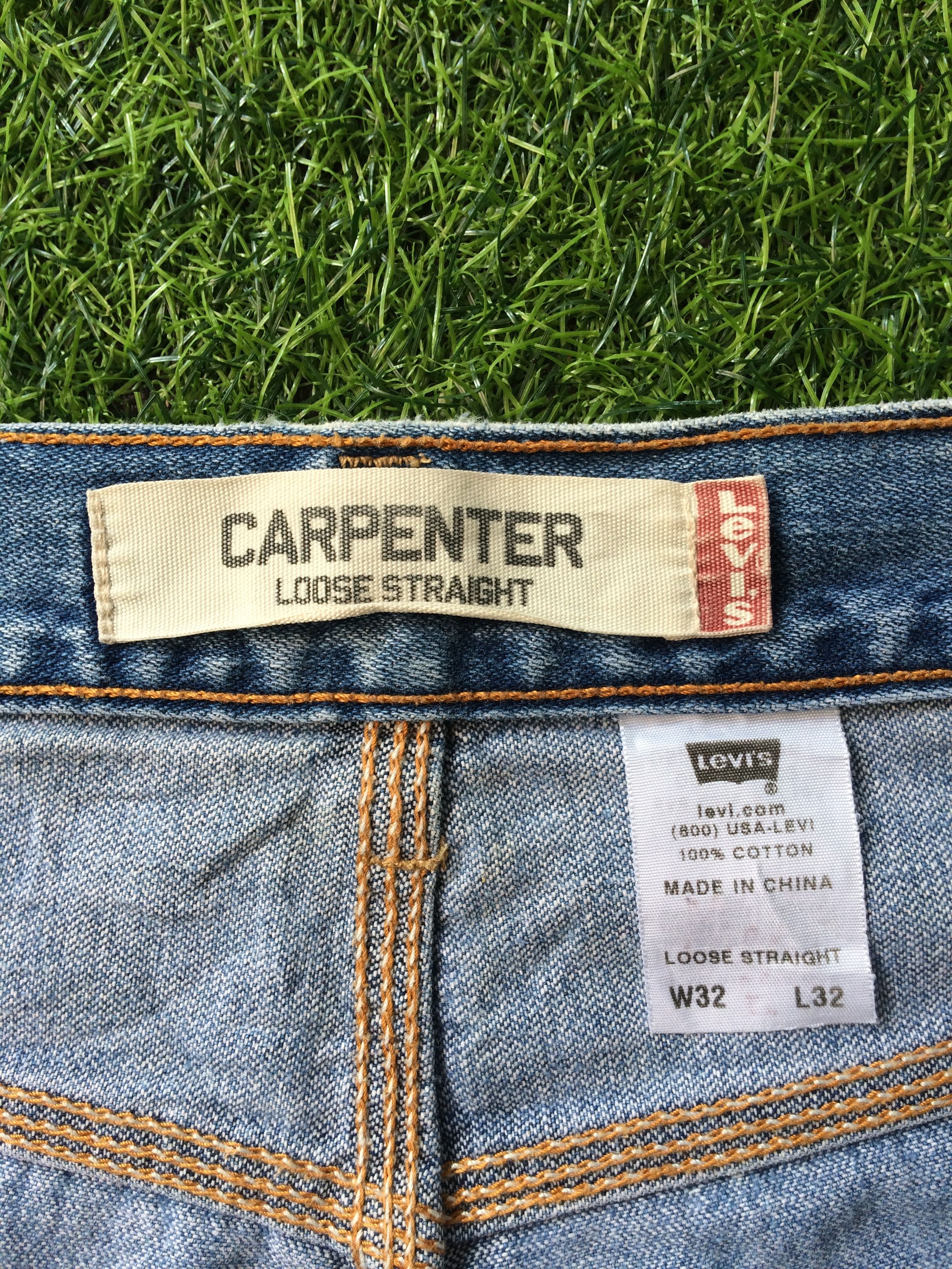 Levi's Distressed Levis Carpenter Workwear Denim Pants #B-709 Size US 33 - 10 Thumbnail
