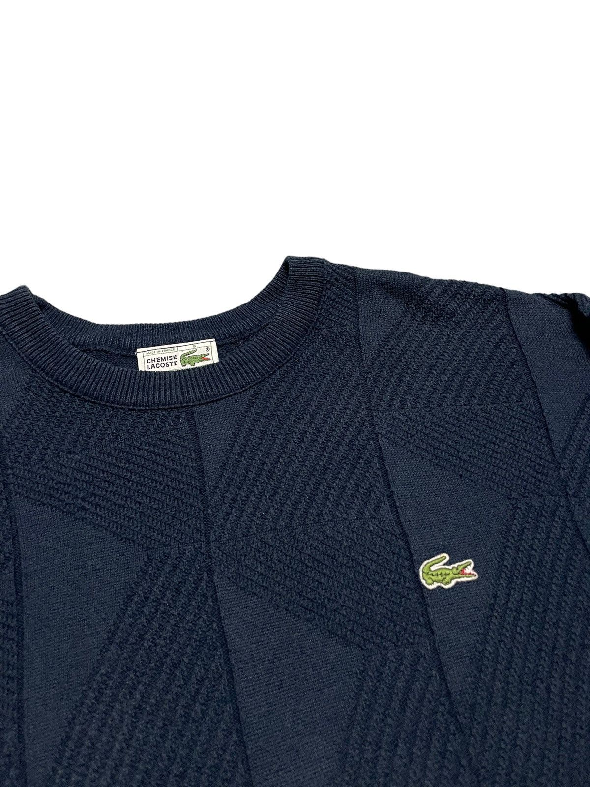 Lacoste Vintage Lacoste knit jumper sweater Size US L / EU 52-54 / 3 - 2 Thumbnail