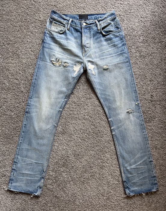 Fear of God Fear Of God Seventh Collection 5 year indigo vintage jeans ...