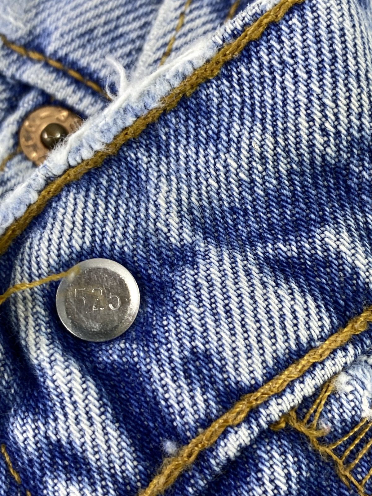 Levi's 90s VINTAGE LEVI'S 505 BLUE WASH JEANS - J630 Size US 34 / EU 50 - 4 Thumbnail