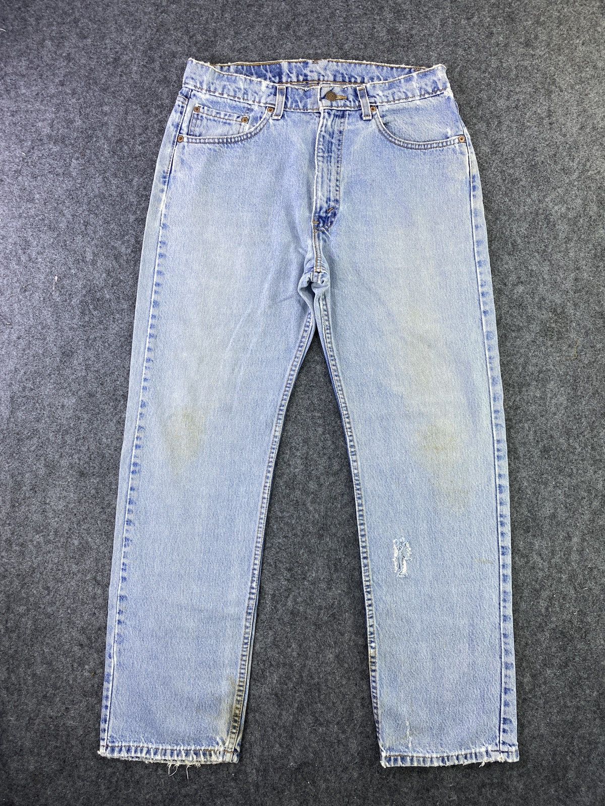 Levi's 90s VINTAGE LEVI'S 505 BLUE WASH JEANS - J630 Size US 34 / EU 50 - 1 Thumbnail