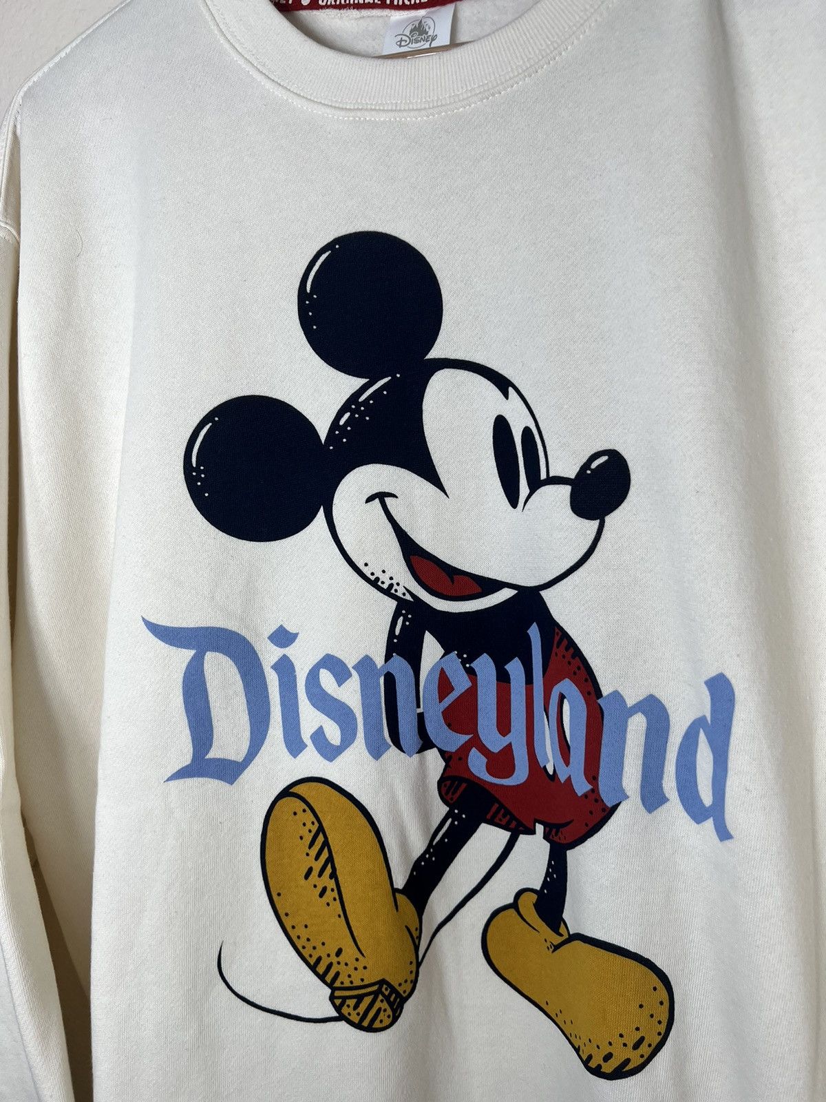 Disneyland Mickey deals Mouse Cream Sweatshirt