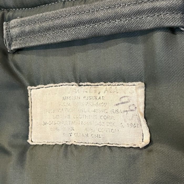 1967年 US ARMY FIREMAN COAT ＋LINER 個人装備