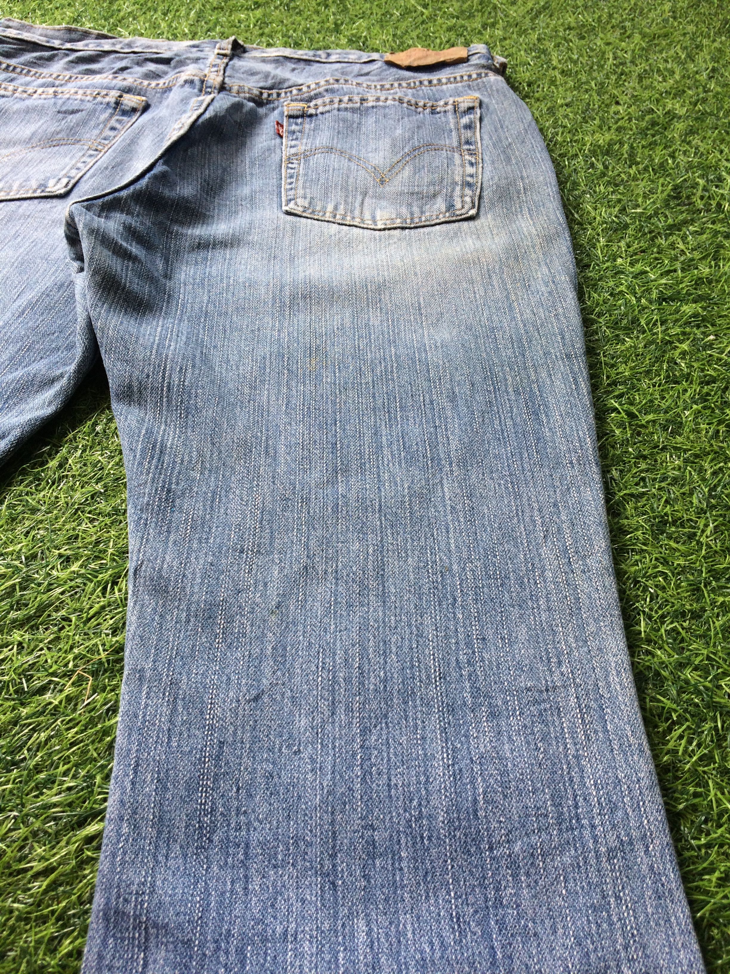 Levi's Vintage Distressed Levi's 515 Nouveau Bootcut Jeans #B-764 Size 35" - 7 Thumbnail