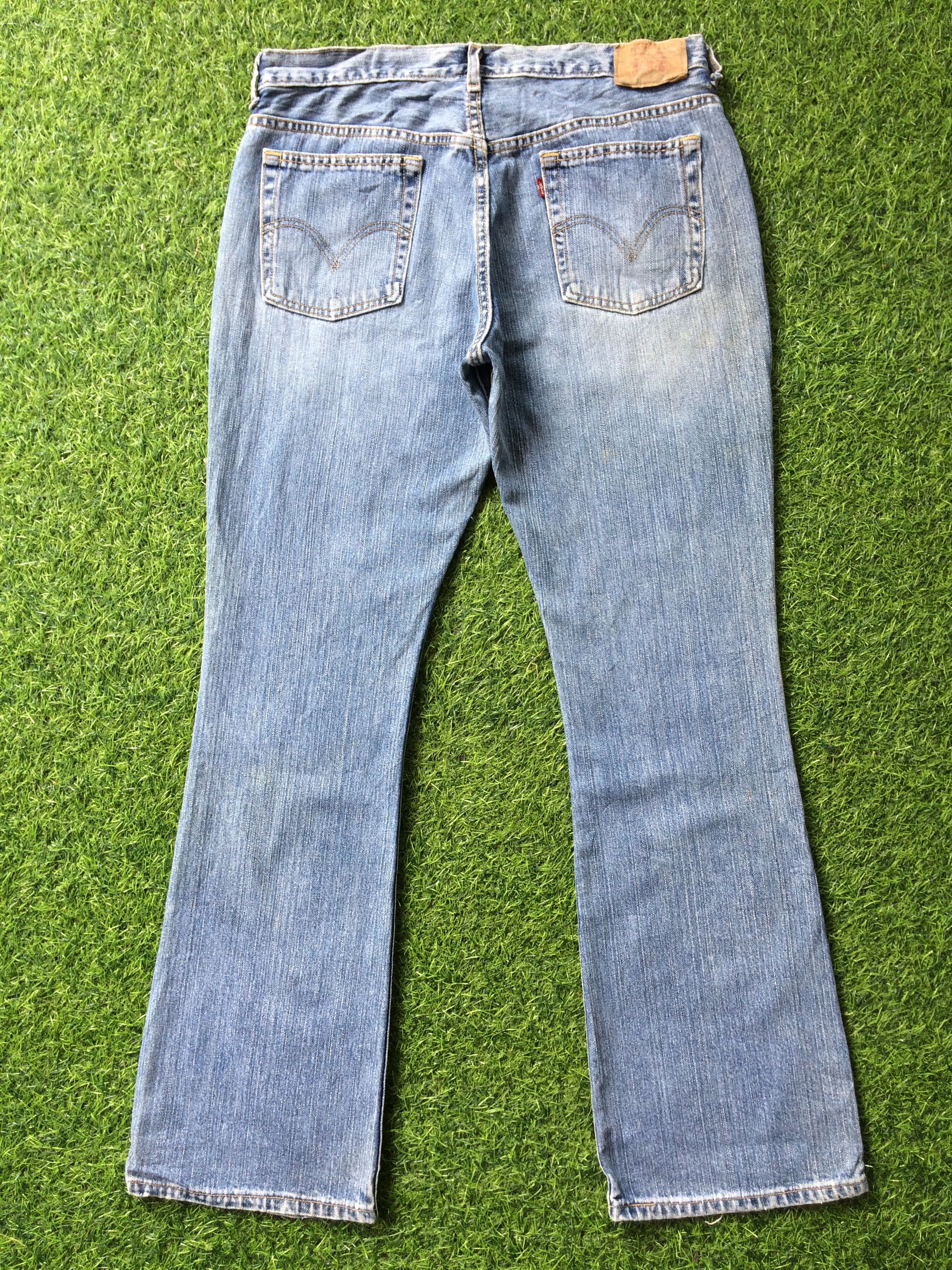 Levi's Vintage Distressed Levi's 515 Nouveau Bootcut Jeans #B-764 Size 35" - 2 Thumbnail