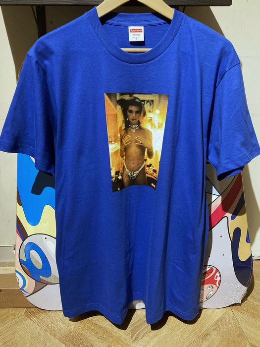 Supreme SUPREME NEW YORK NAN GOLDIN KIM RHINESTONES TEE SZ MED