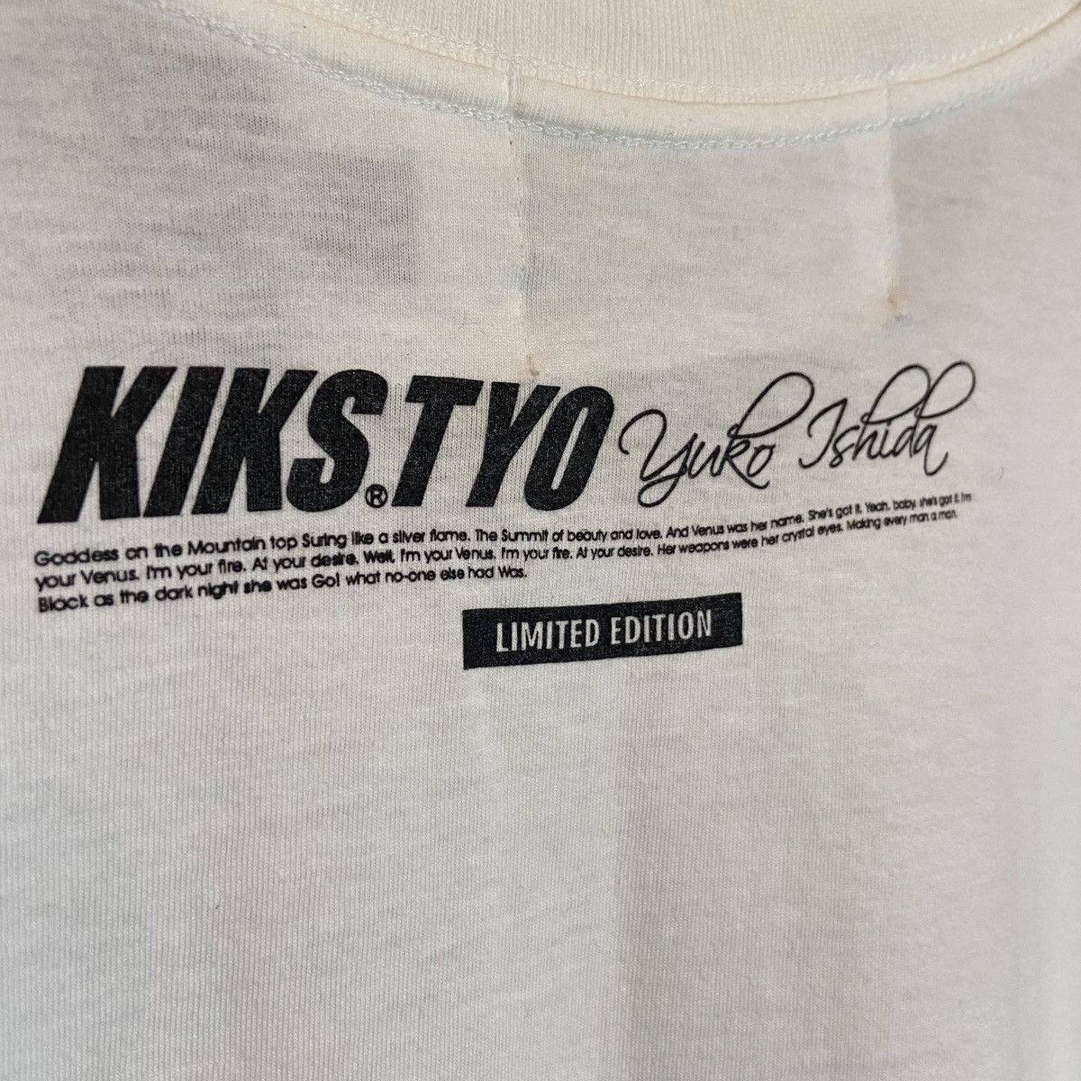 Japanese Brand × KIKS TYO Kiks Tyo Yuko Ishida Japan T Shirt / Japanese Brand Tee Size US XL / EU 56 / 4 - 5 Thumbnail