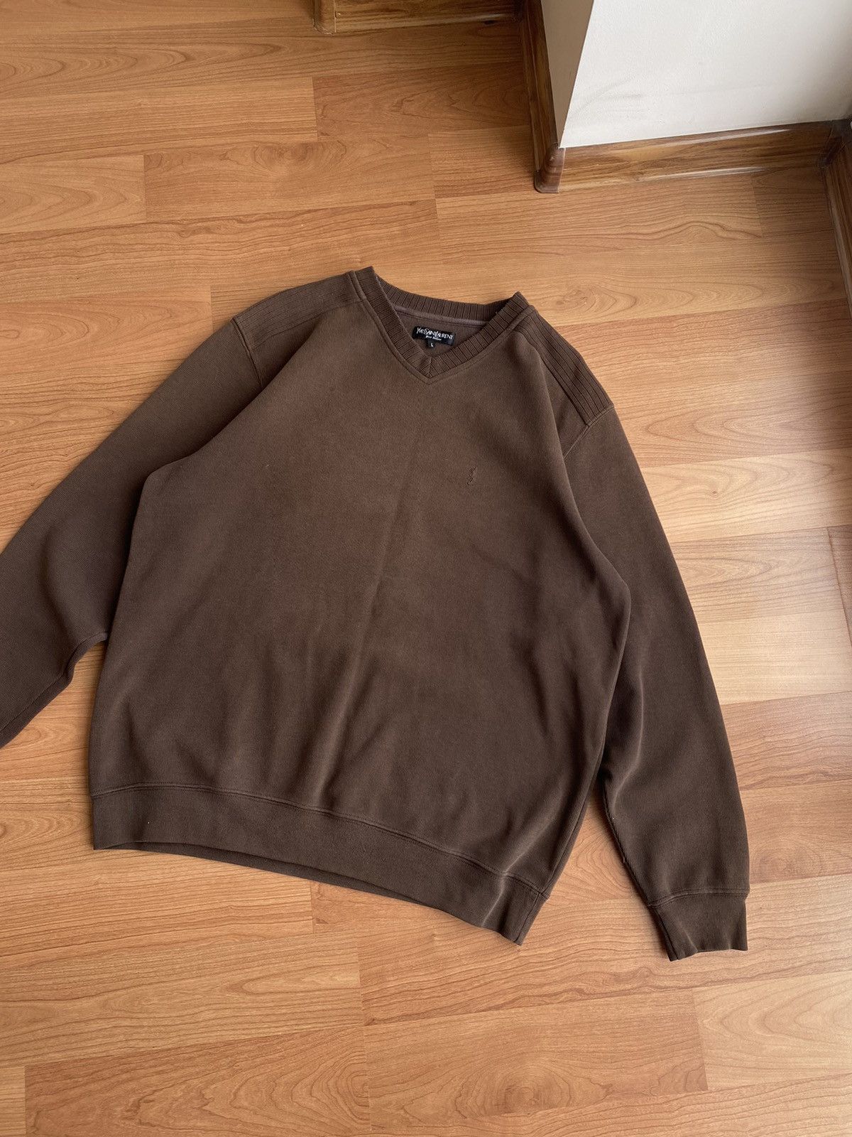 Yves Saint Laurent Vintage Brown Sweatshirt YSL