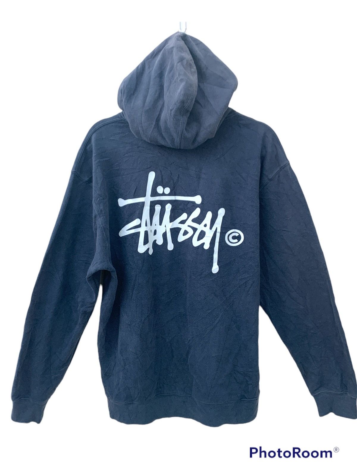 Stussy × Vintage Vintage Stussy hoodies Hit Big logo Back Made in Usa Size US M / EU 48-50 / 2 - 2 Thumbnail