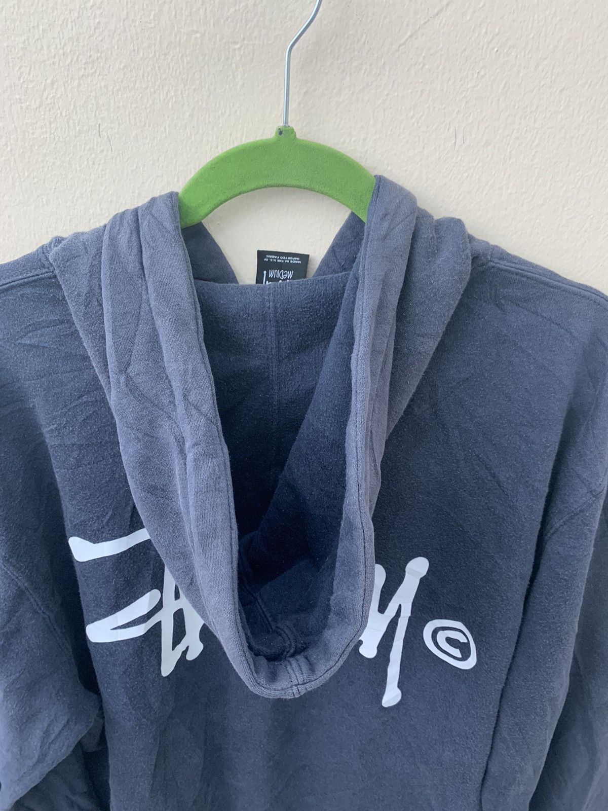 Stussy × Vintage Vintage Stussy hoodies Hit Big logo Back Made in Usa Size US M / EU 48-50 / 2 - 18 Thumbnail