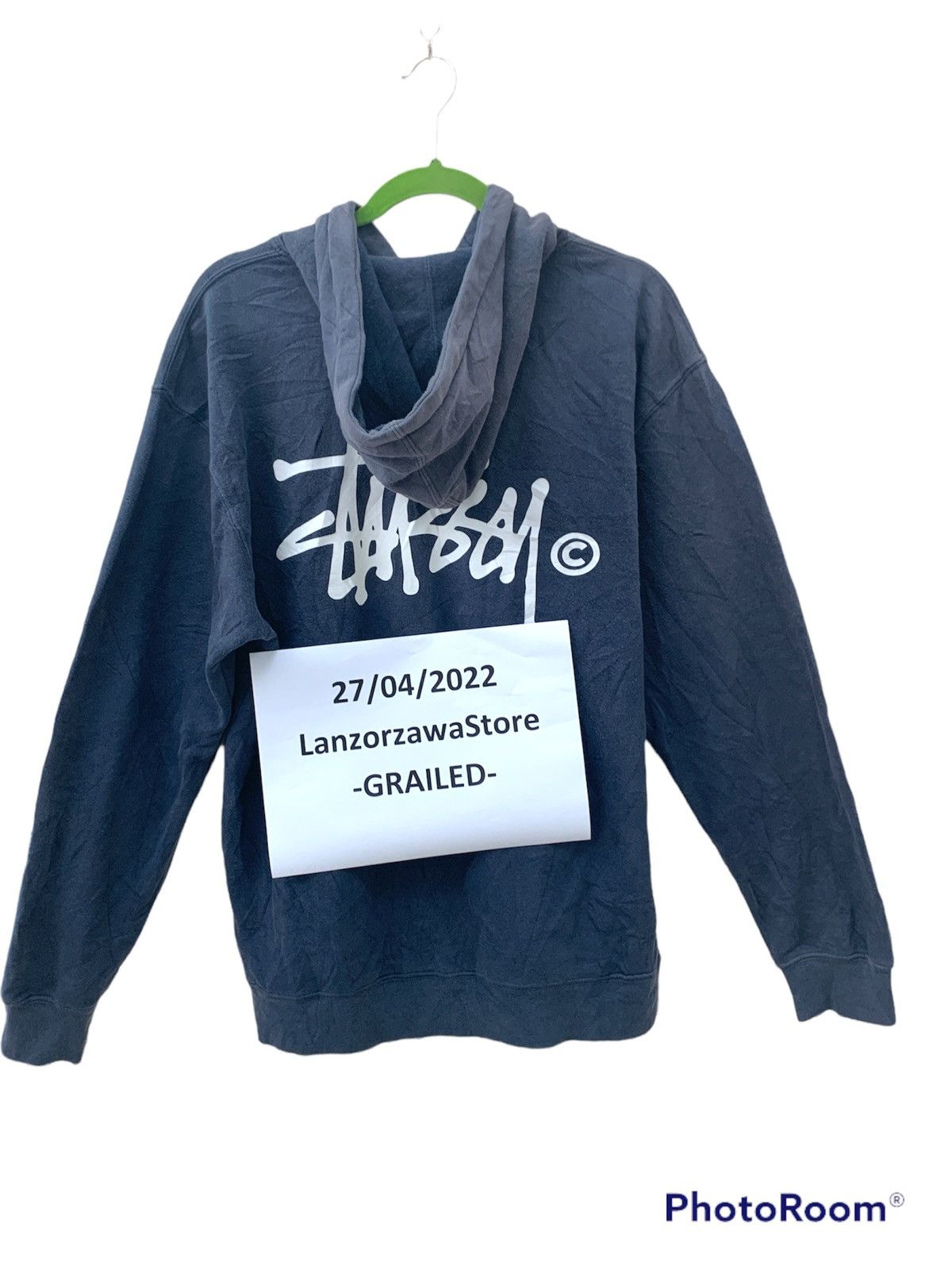 Stussy × Vintage Vintage Stussy hoodies Hit Big logo Back Made in Usa Size US M / EU 48-50 / 2 - 6 Thumbnail