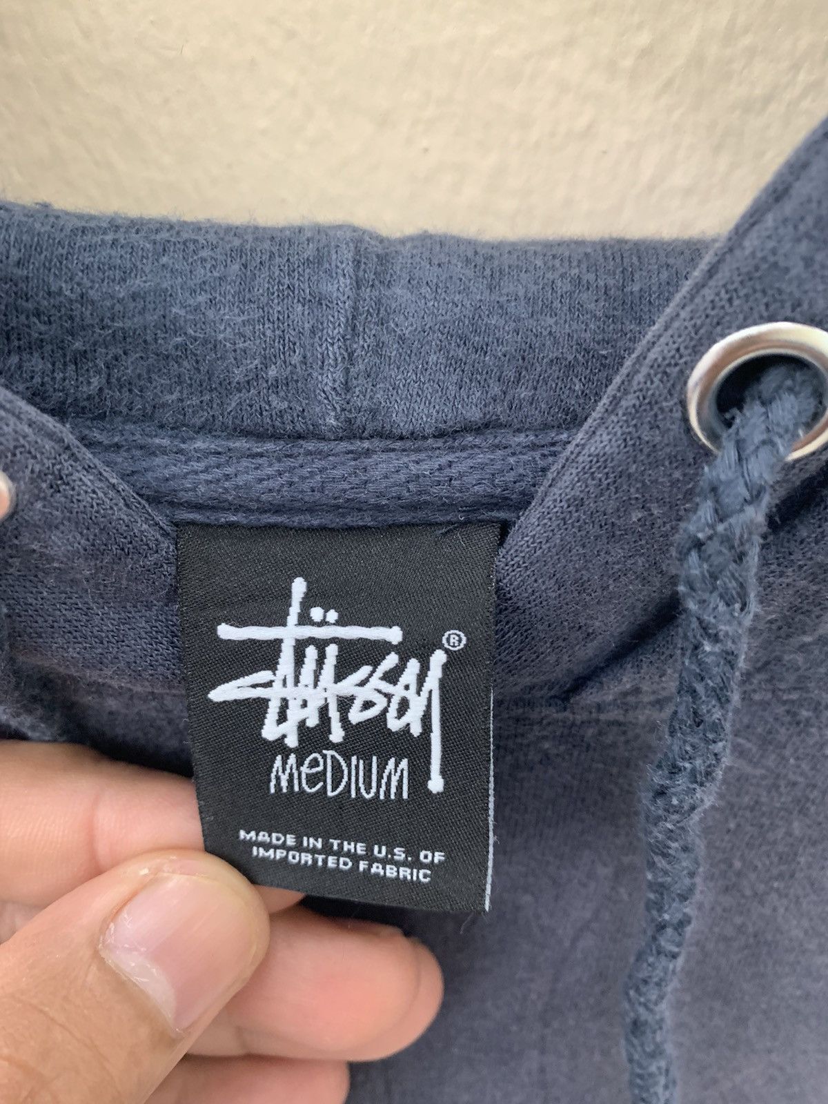 Stussy × Vintage Vintage Stussy hoodies Hit Big logo Back Made in Usa Size US M / EU 48-50 / 2 - 13 Thumbnail