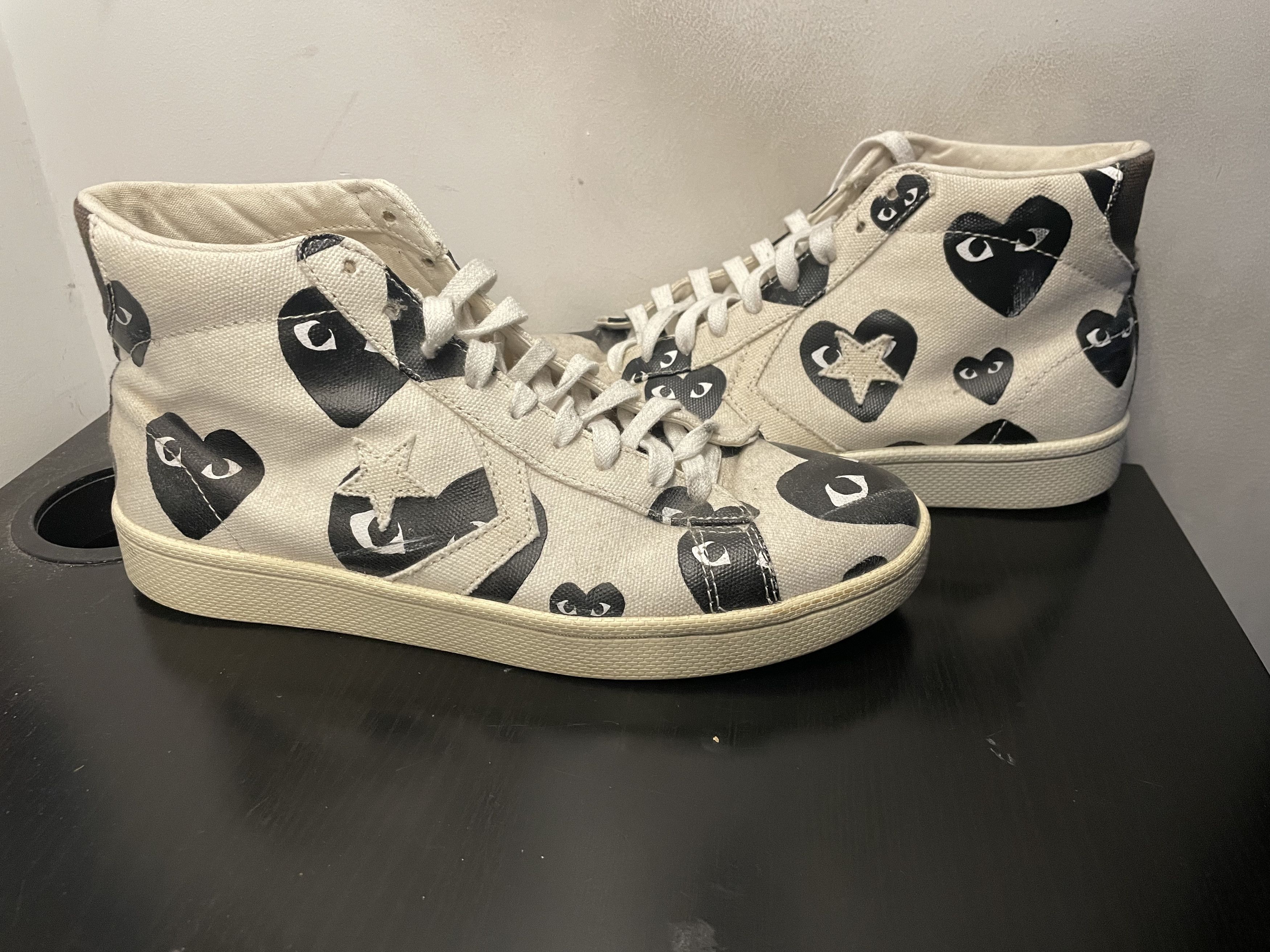 Converse Comme Des Garcons Pro Leather Grailed