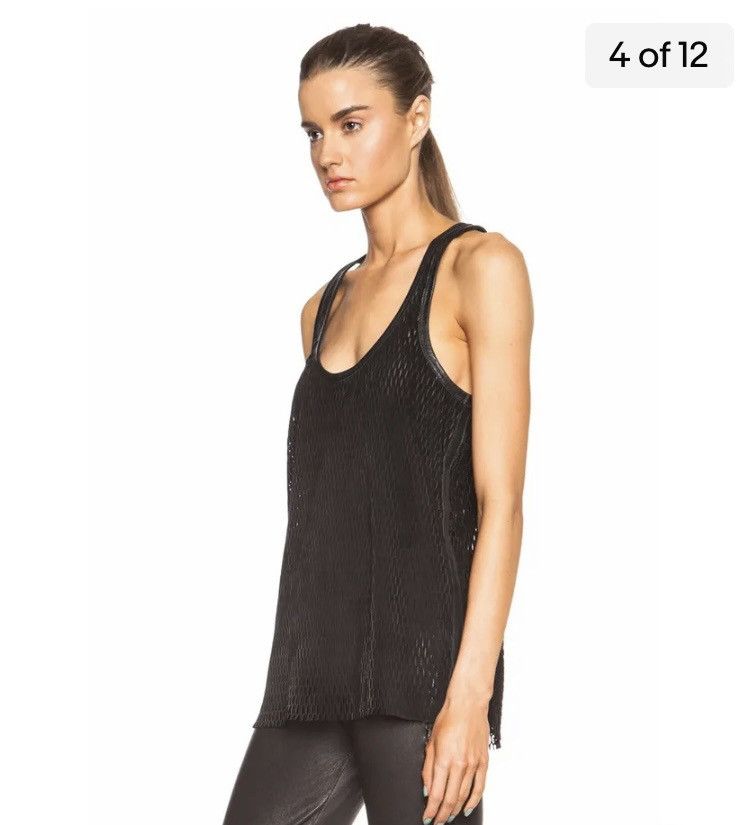 Isabel Marant Isabel Marant Felton Goatskin Perforated Leather Tank Vest Size XS / US 0-2 / IT 36-38 - 2 Thumbnail
