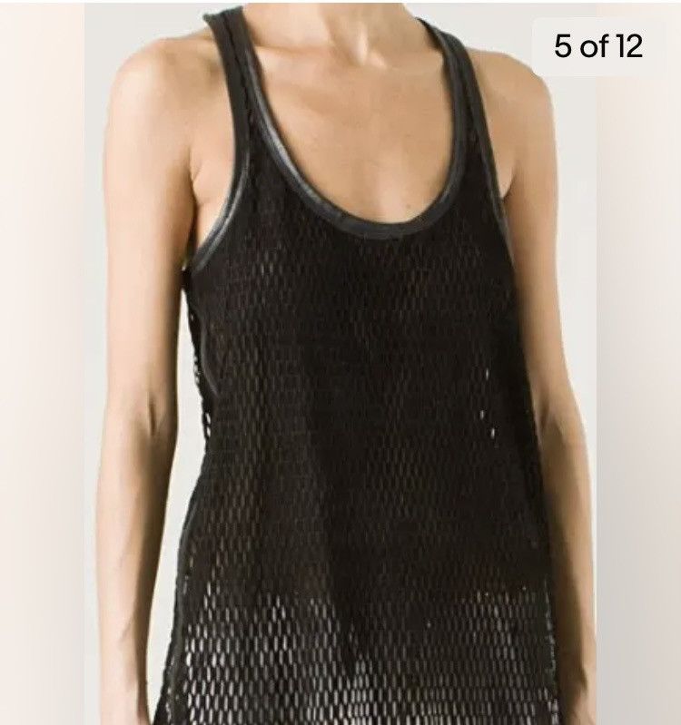 Isabel Marant Isabel Marant Felton Goatskin Perforated Leather Tank Vest Size XS / US 0-2 / IT 36-38 - 4 Thumbnail